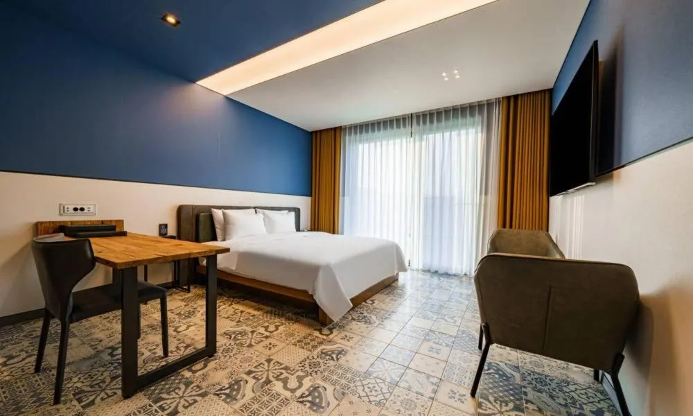 Bed in Anseong Nomad Hotel