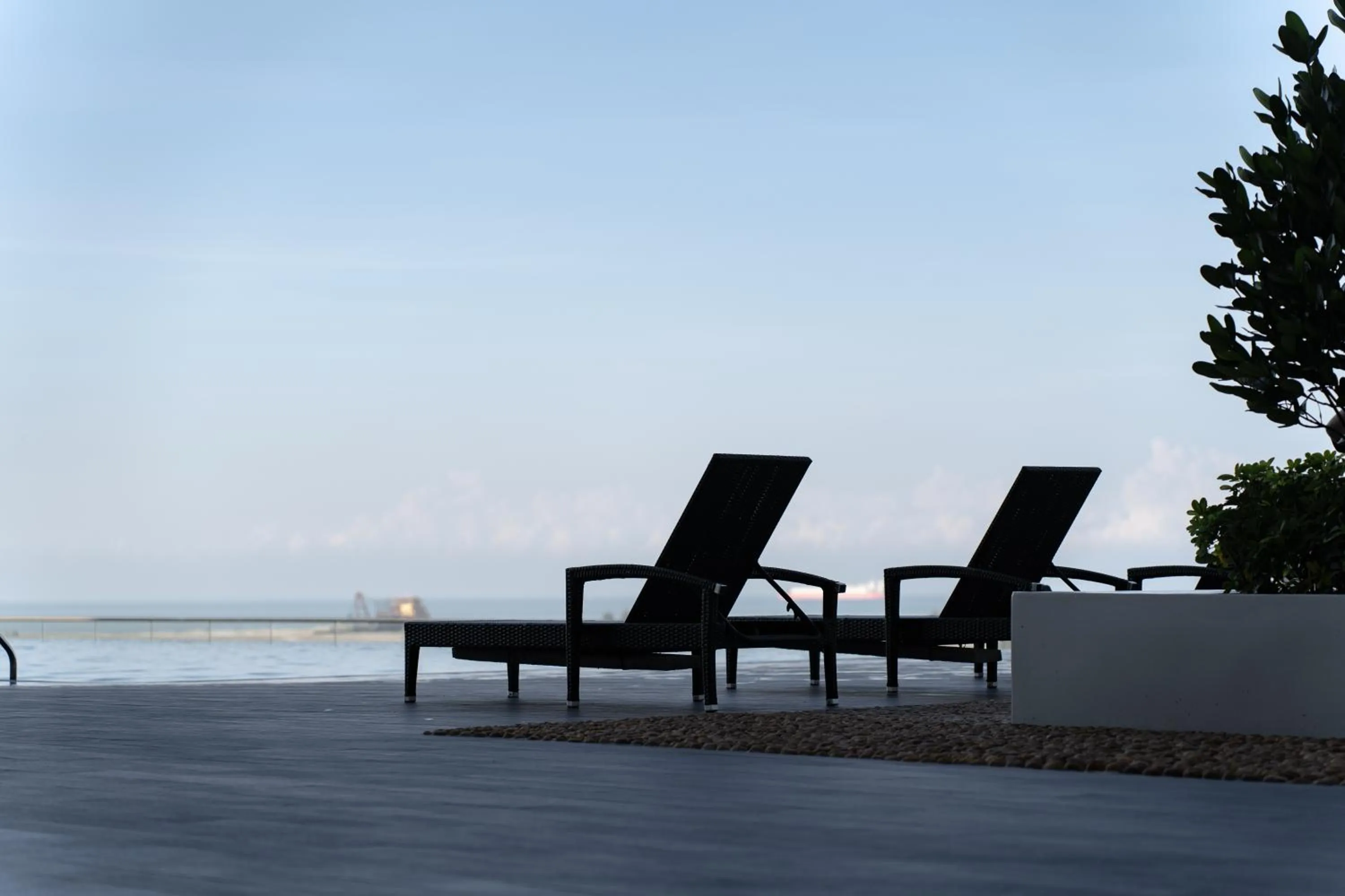 Sea view in Amber Cove Impression City Melaka By Dawn Stay Free Netflix