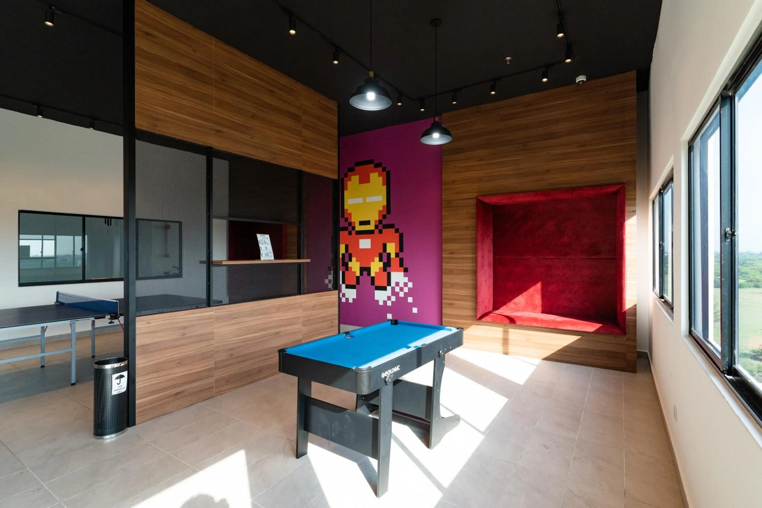 Game Room in Amber Cove Impression City Melaka By Dawn Stay Free Netflix