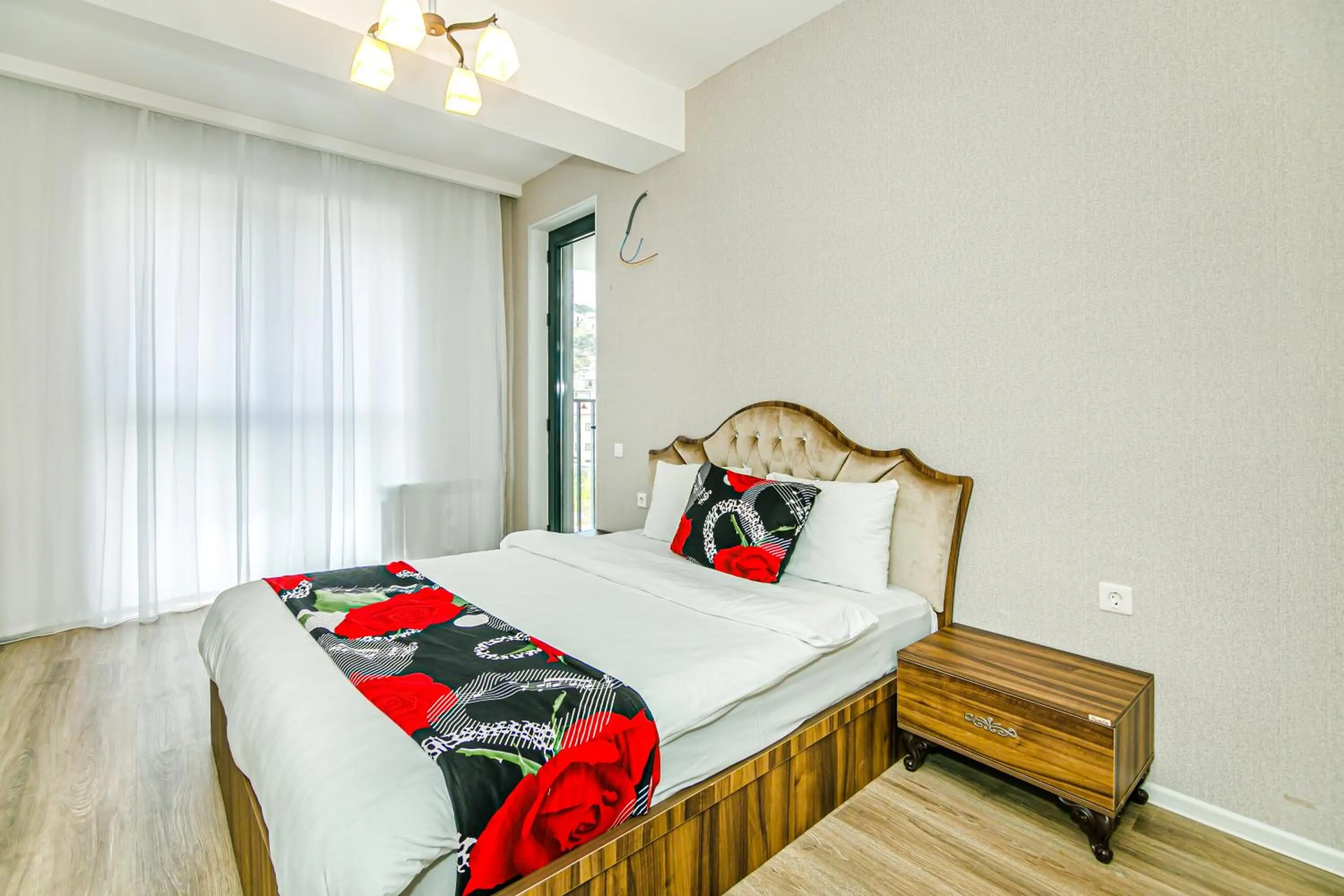 Bed in Sabah Residance Garden Wiev