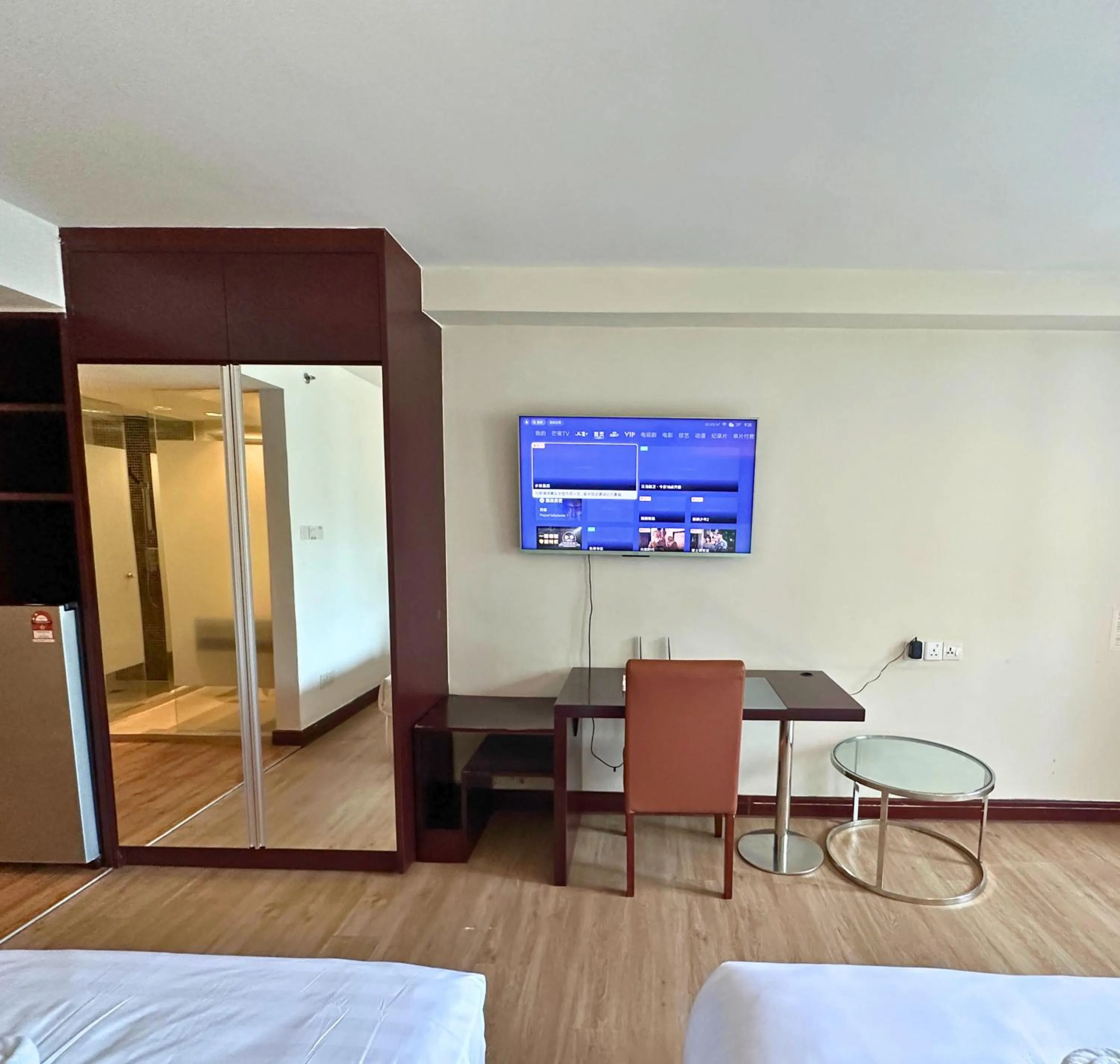 Bed in Greenage MingSuite 明绿时代套房 Kota Kinabalu 亚庇市中心