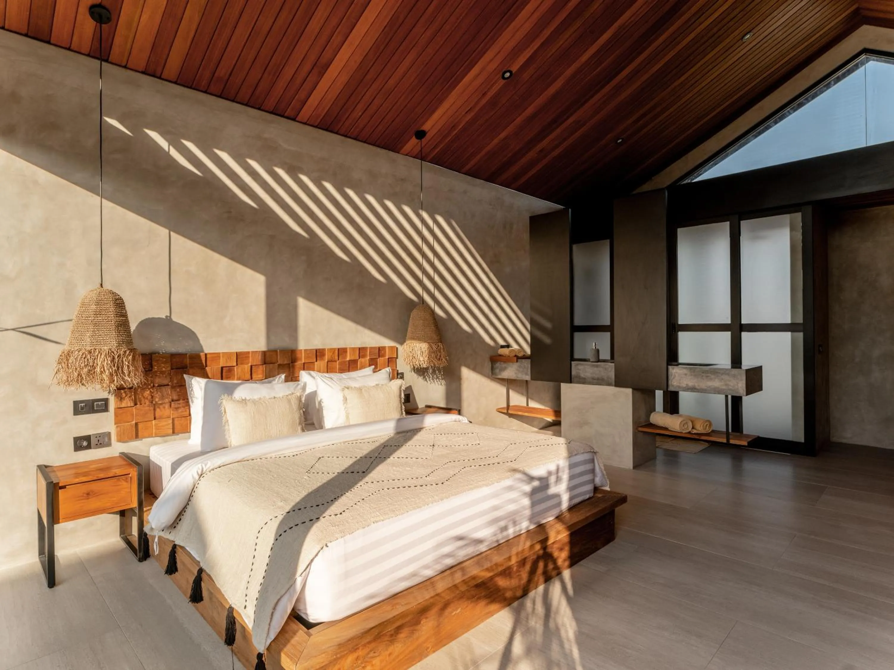 Photo of the whole room, Bed in Blacksand Villas Canggu
