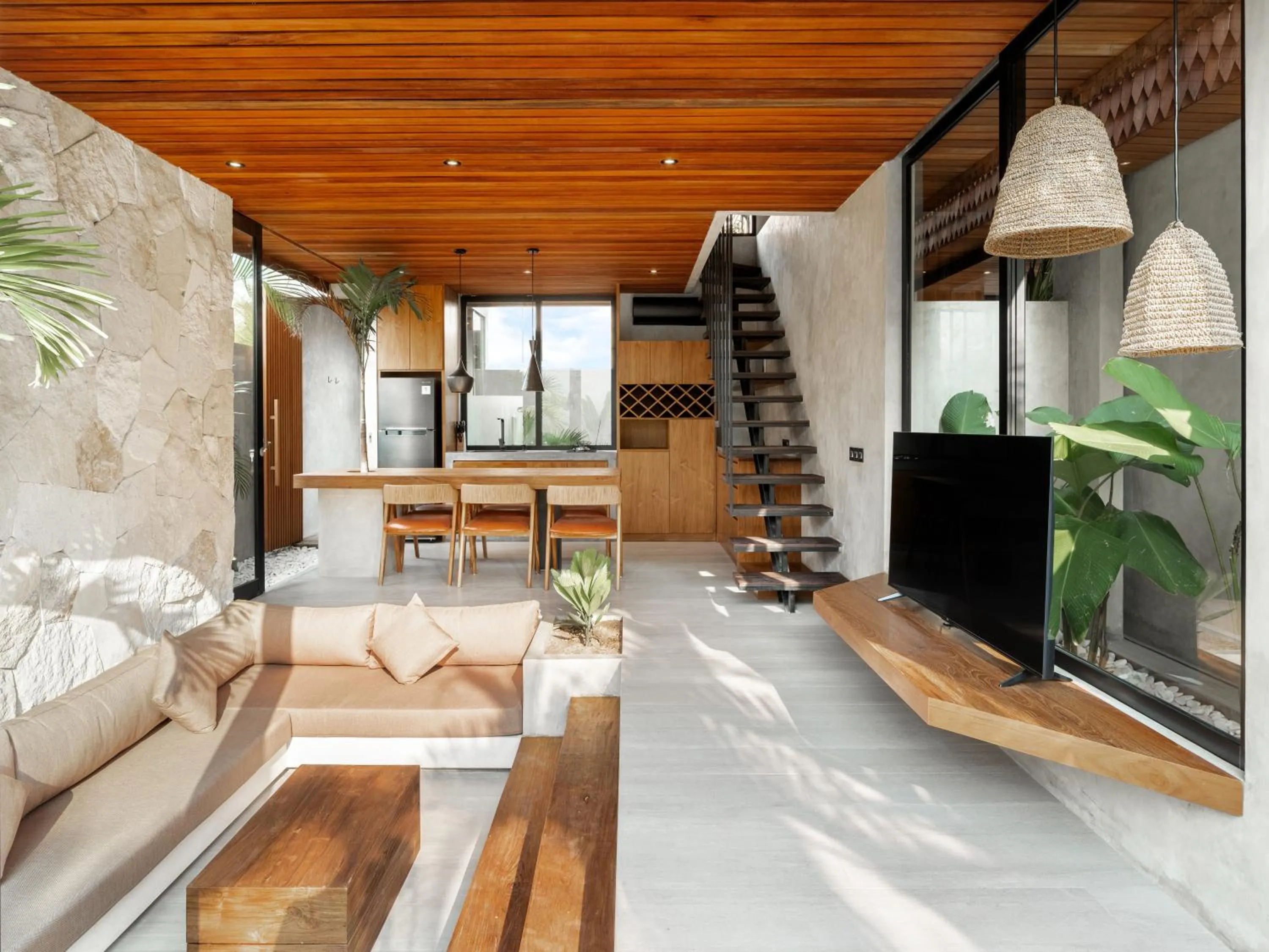 TV and multimedia in Blacksand Villas Canggu