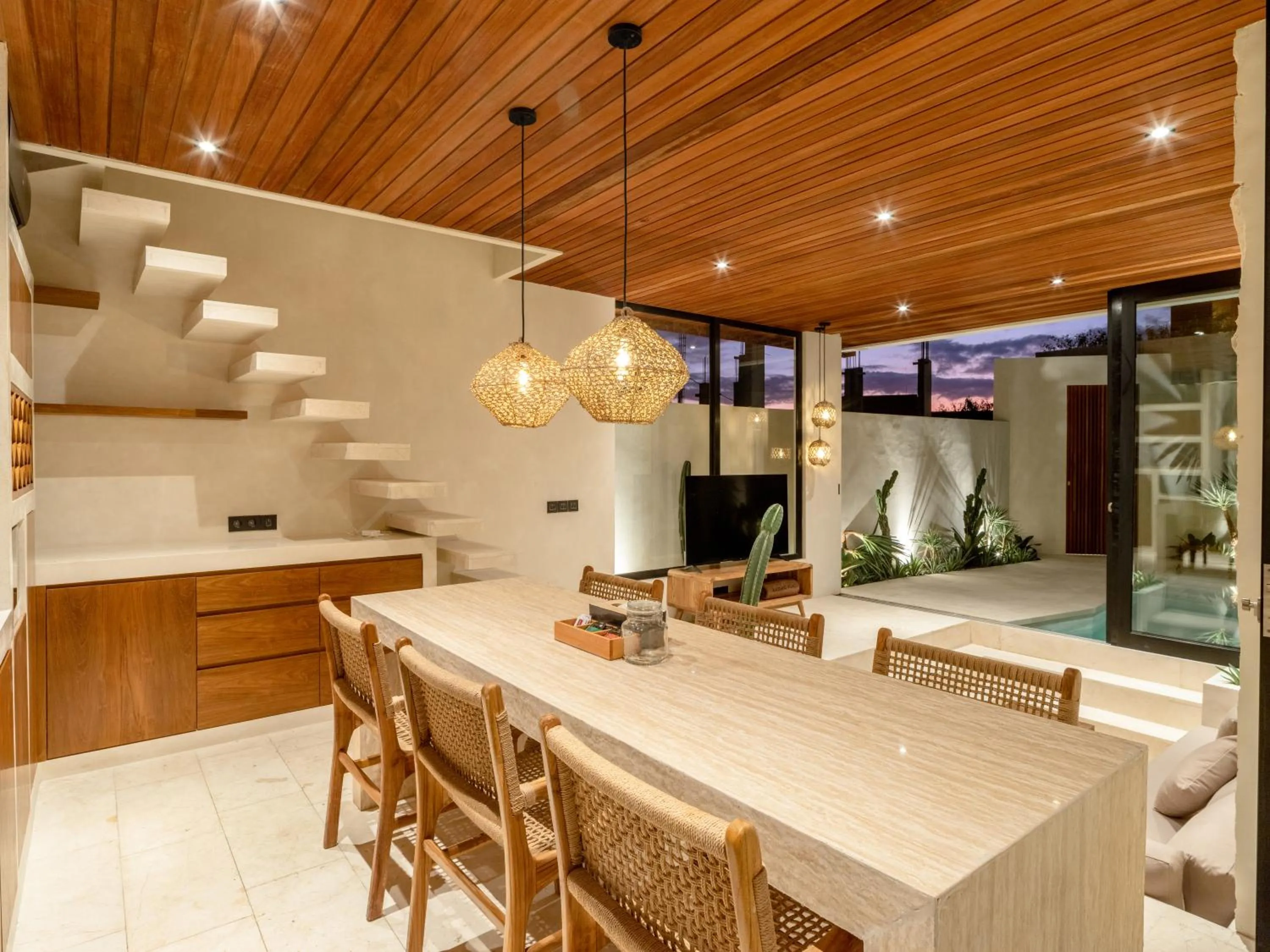 Kitchen or kitchenette in Blacksand Villas Canggu