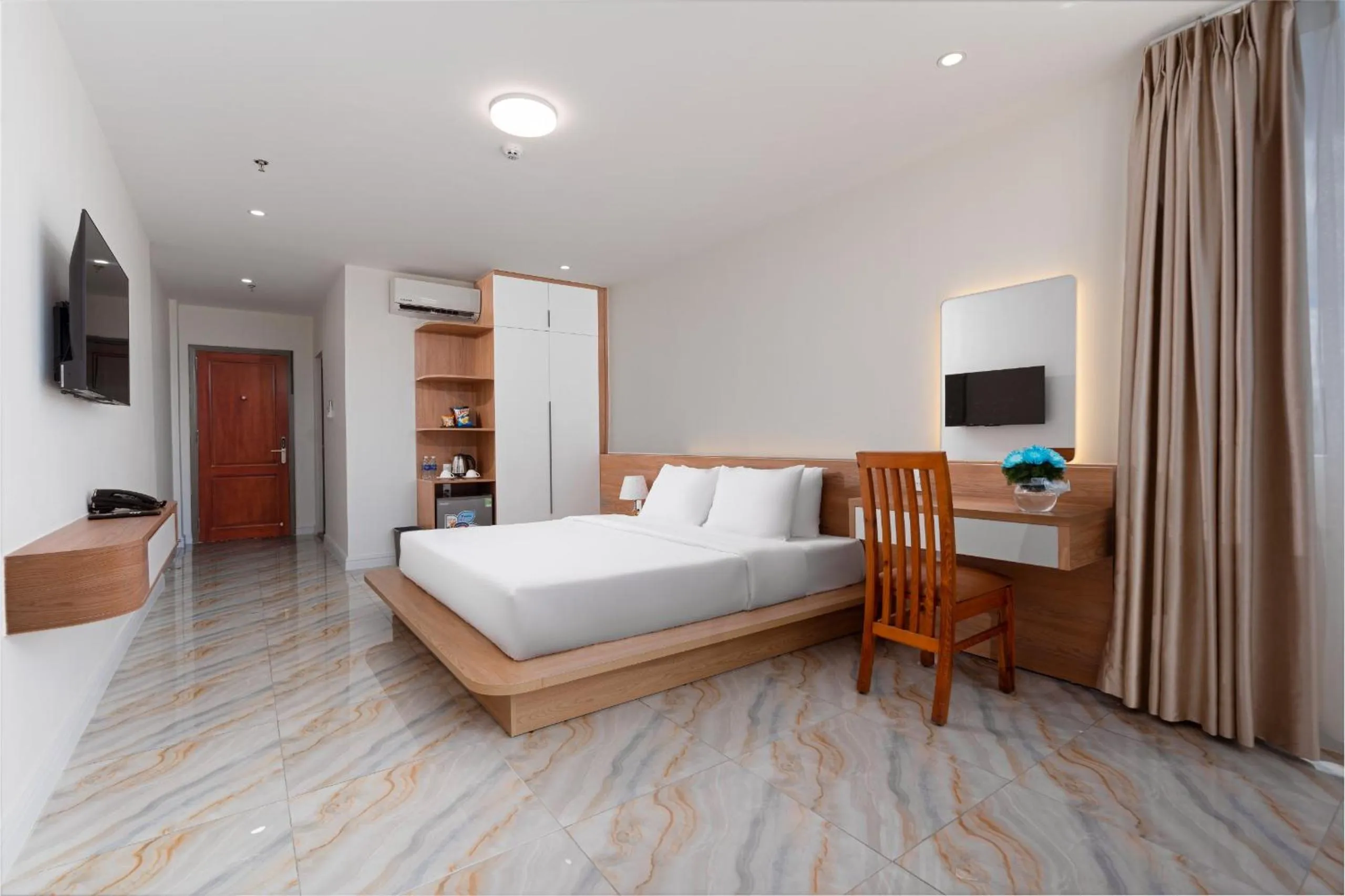 Photo of the whole room, Bed in DONG PHUONG HOTEL