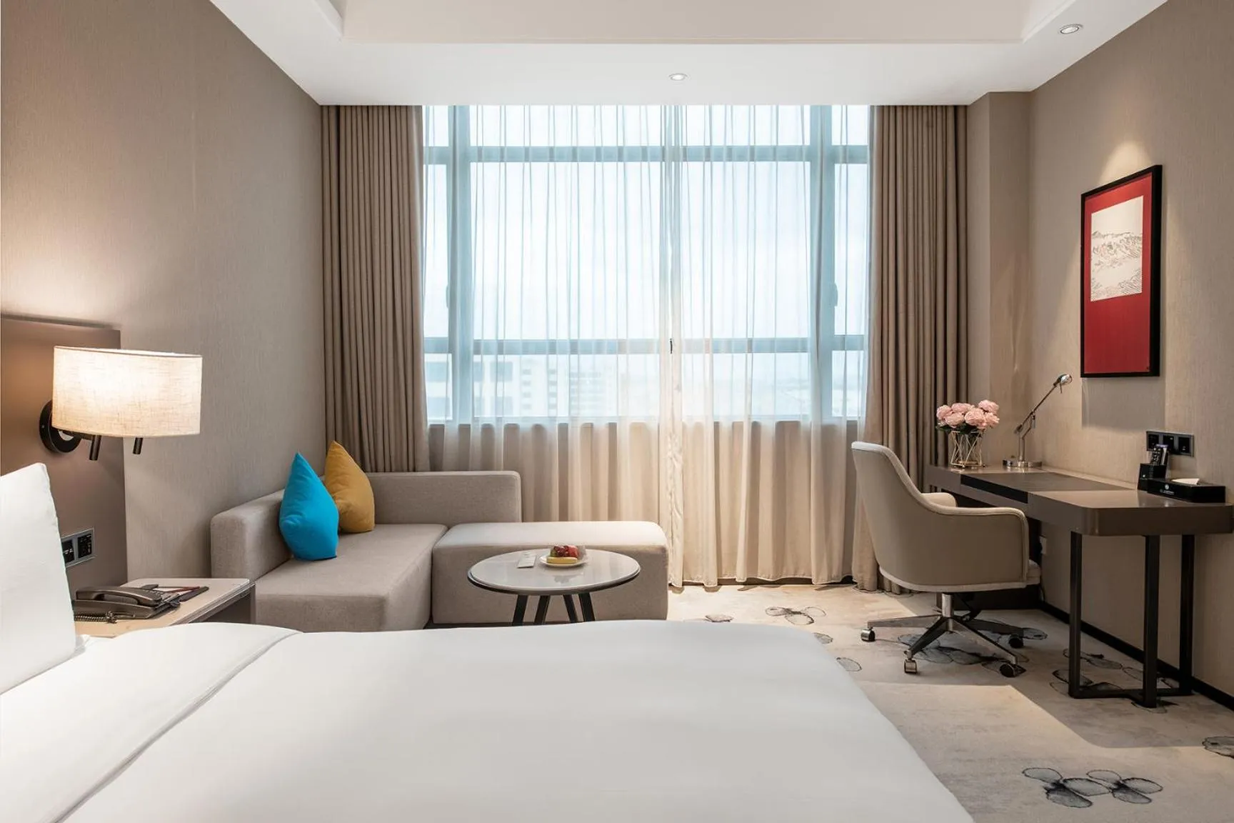 Bedroom, Bed in Guangzhou Southern Airlines Pearl Airport Hotel