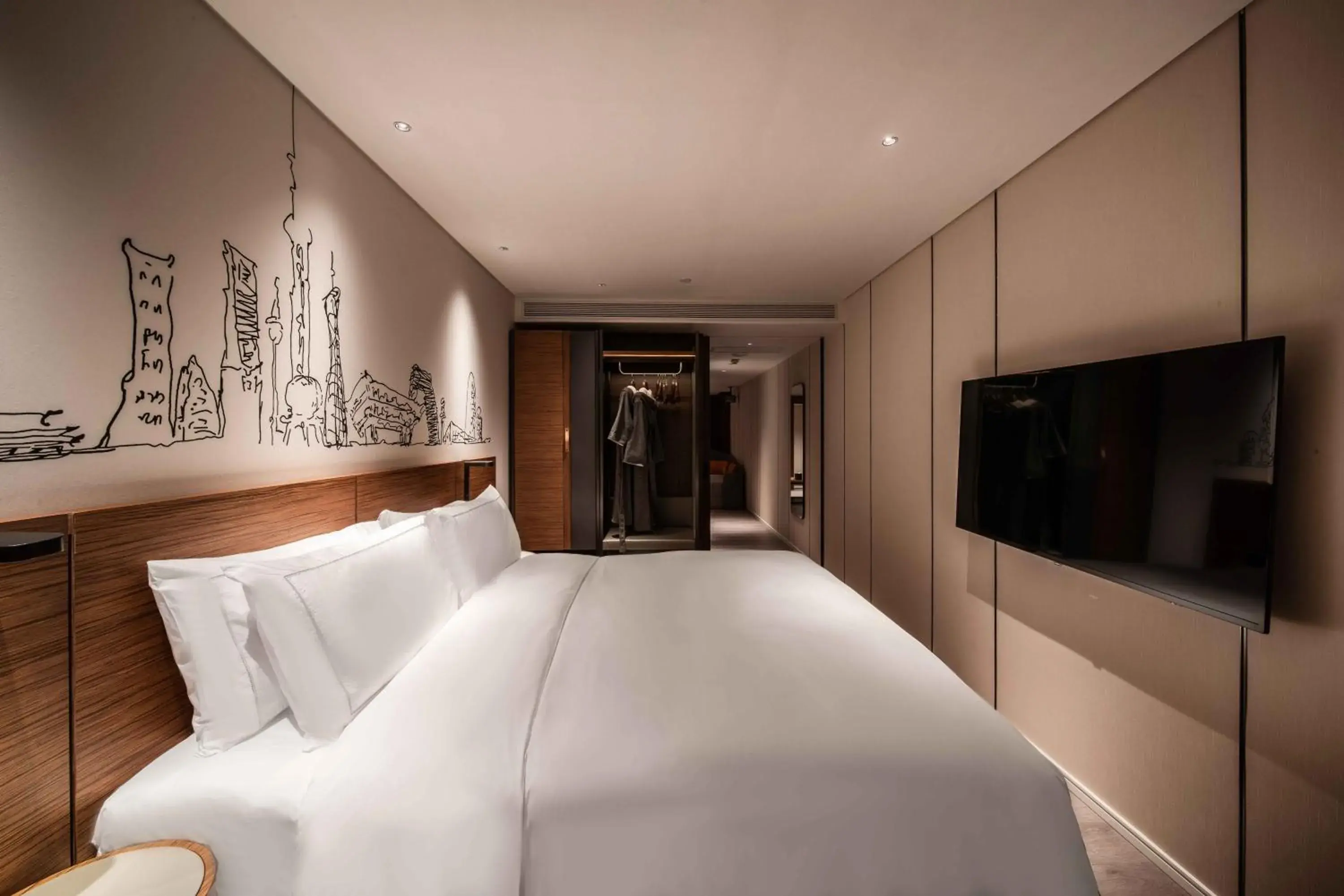 Audio-visual King Room in UrCove by Hyatt Shanghai Lujiazui Expo Center Audio-visual King Room in UrCove by Hyatt Shanghai Lujiazui Expo Center