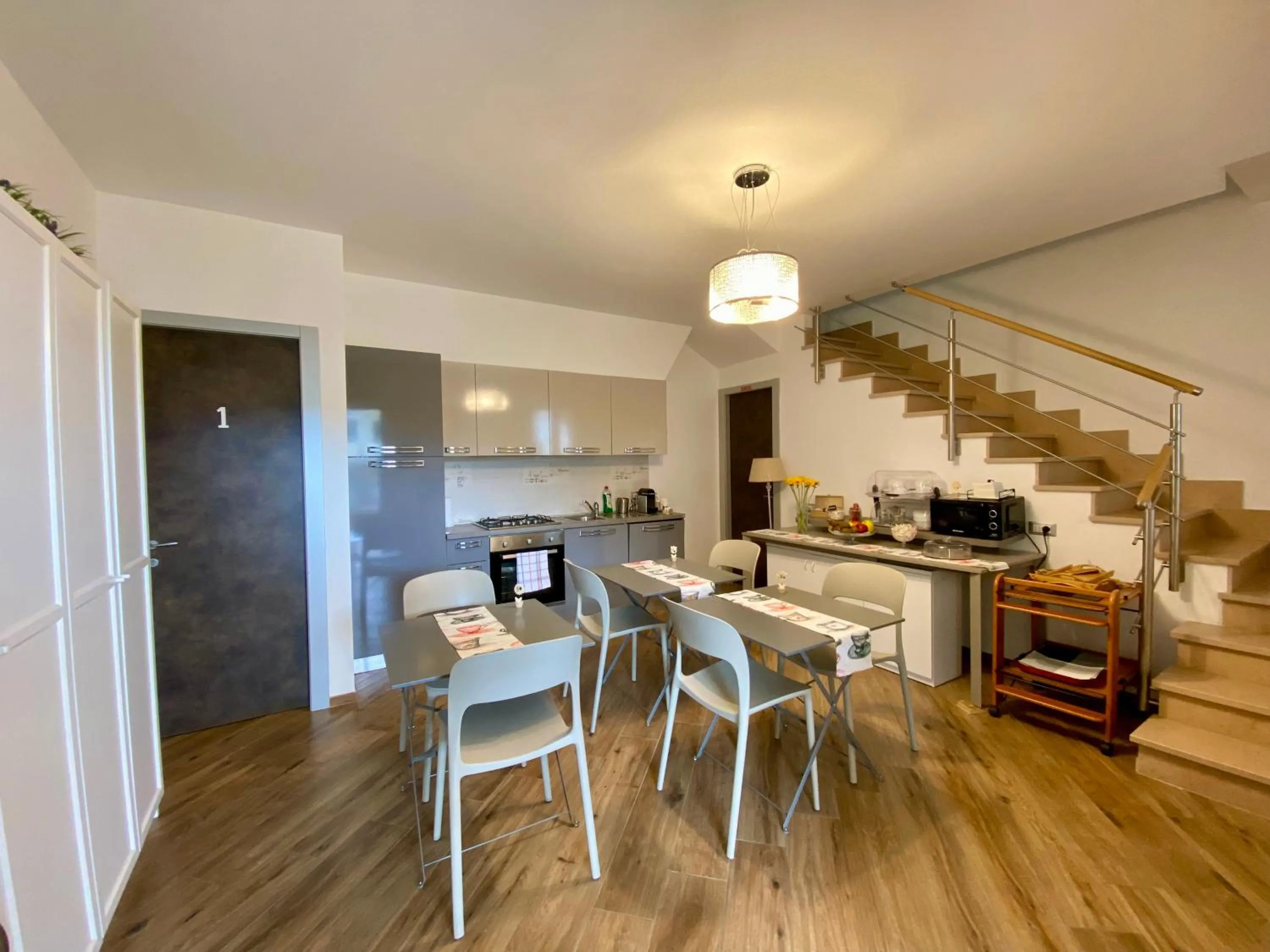 Kitchen or kitchenette in Holiday Rooms La Campagnetta