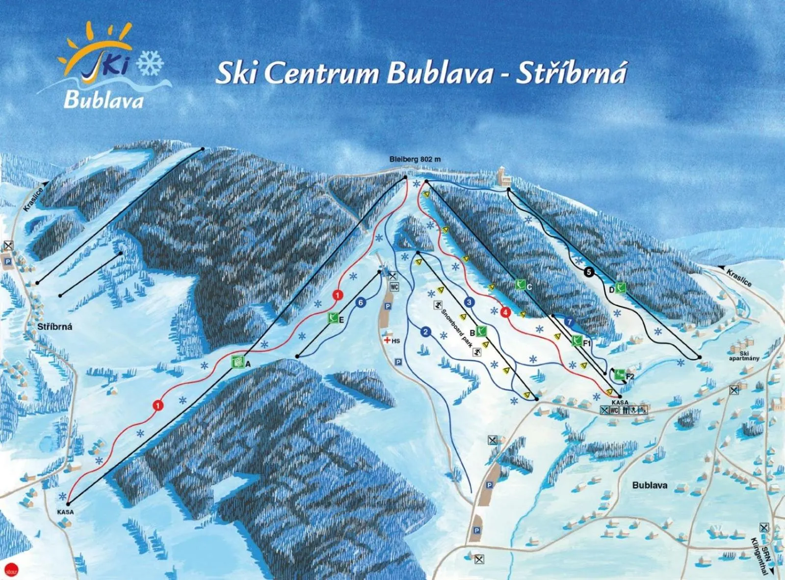 Skiing in Rezidence GreenHill ⃰ ⃰ ⃰