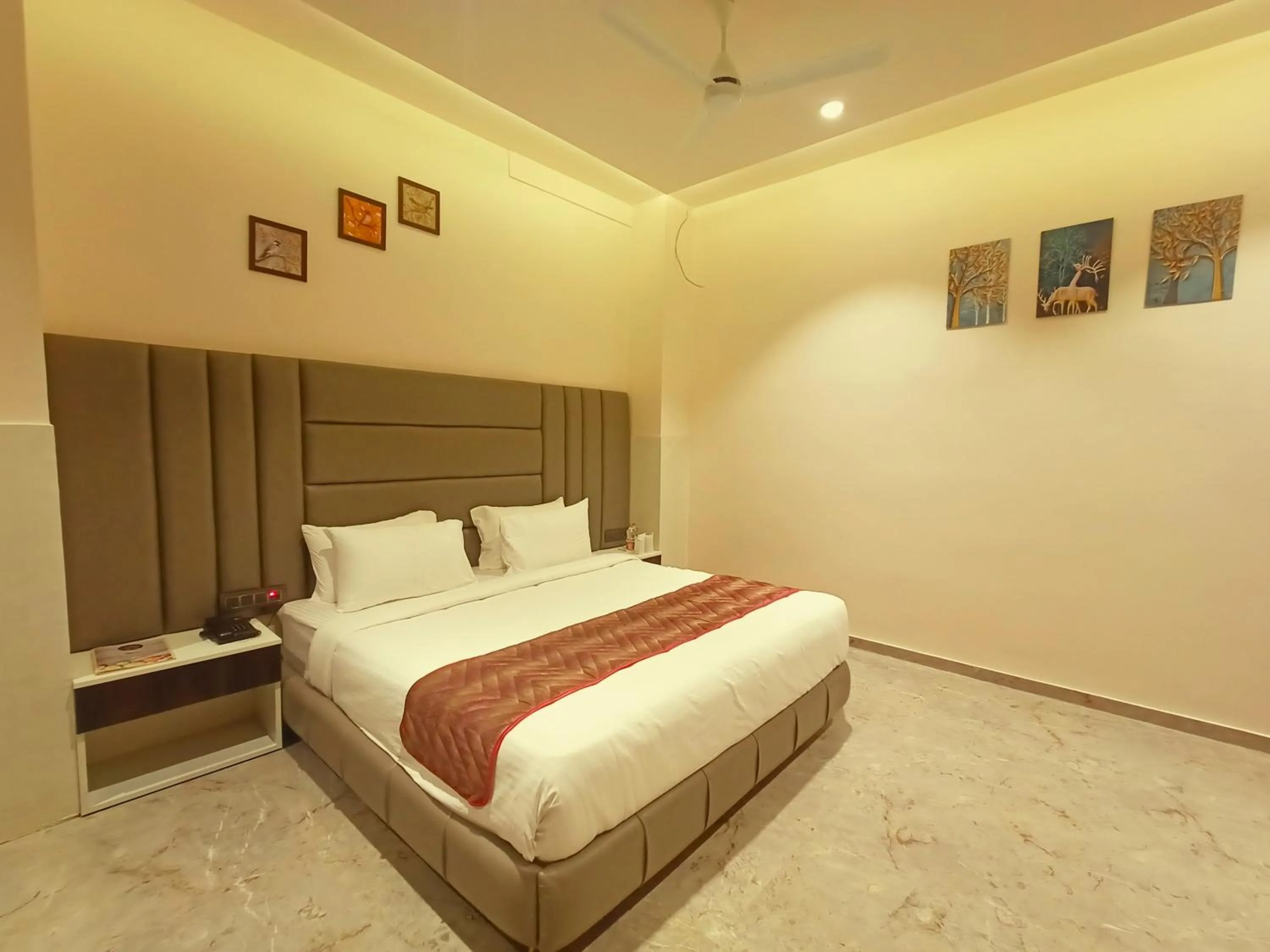 Bedroom, Bed in Radhamangal Colors Inn