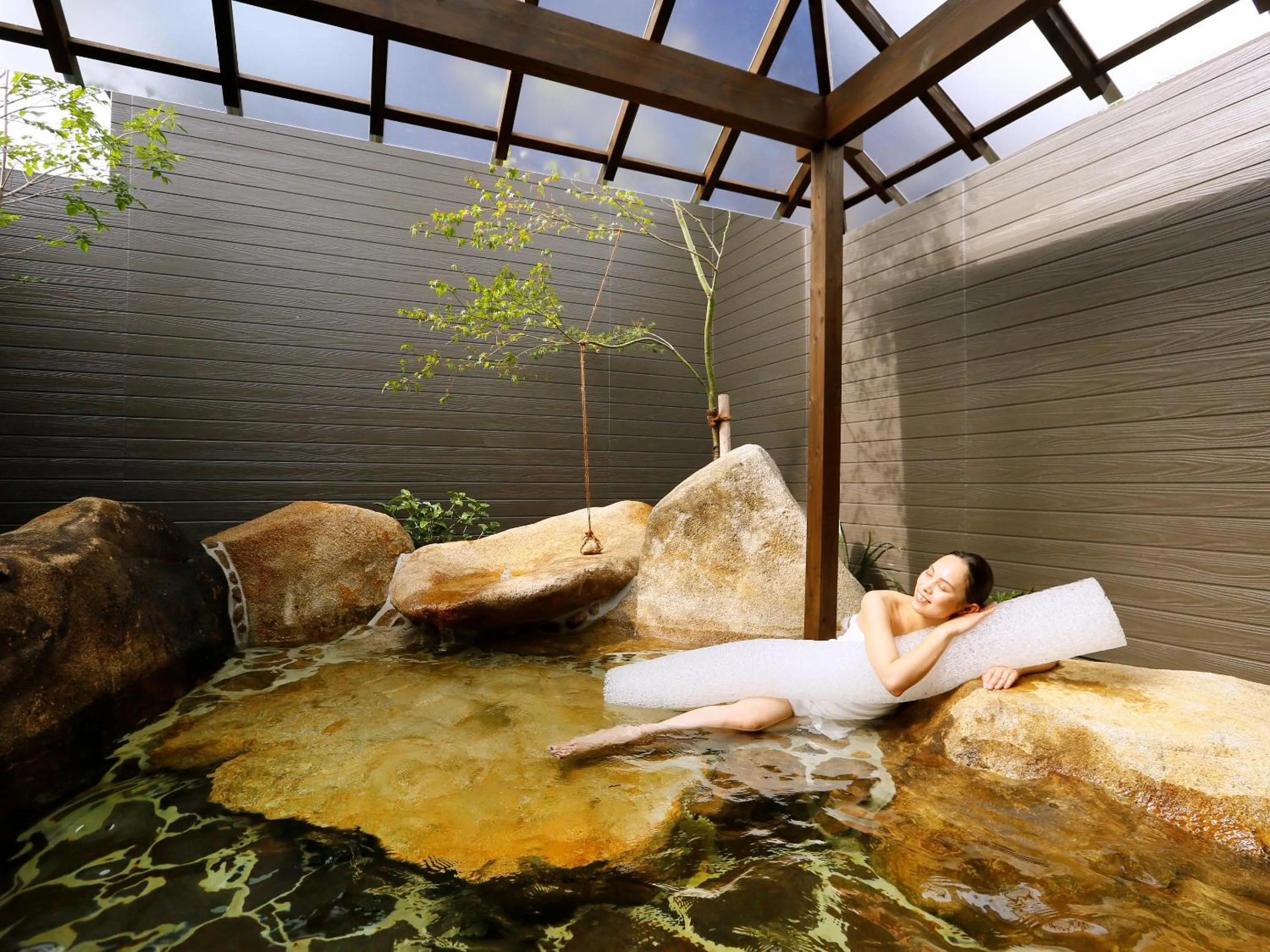 Open Air Bath in Yumotoan Kiyohime