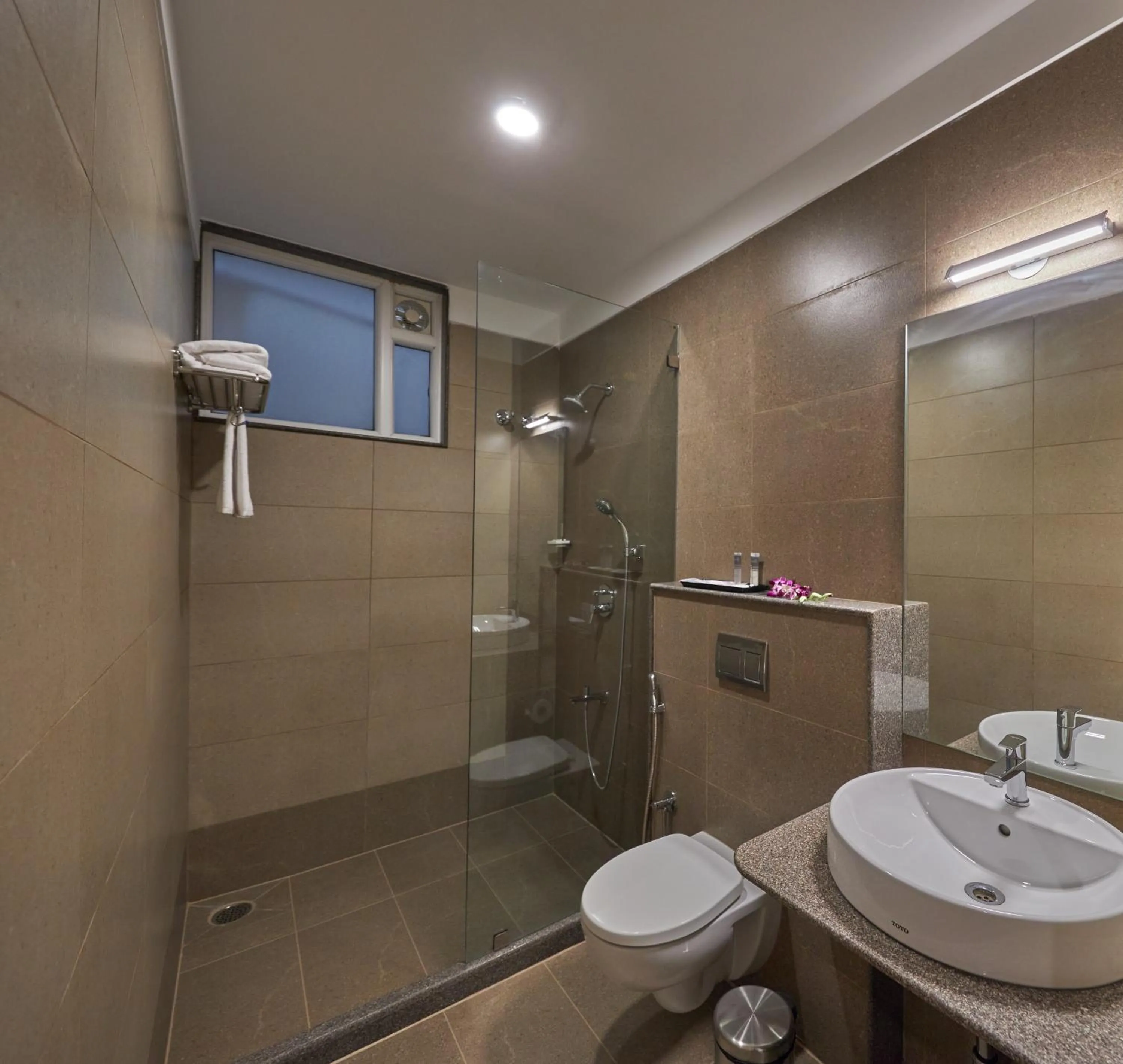 Shower in Regenta Inn 4th Block Koramangala Bangalore