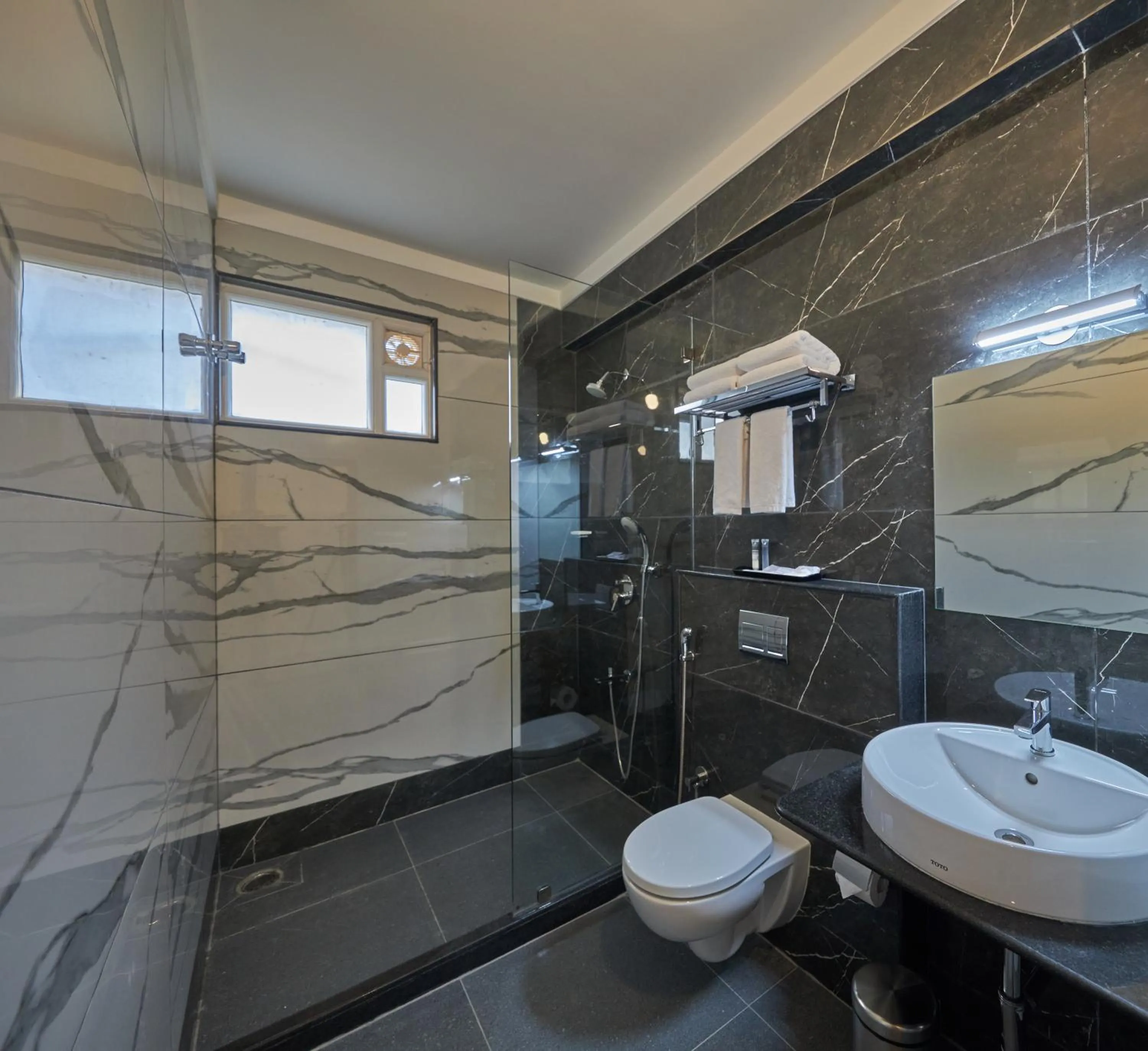 Shower in Regenta Inn 4th Block Koramangala Bangalore