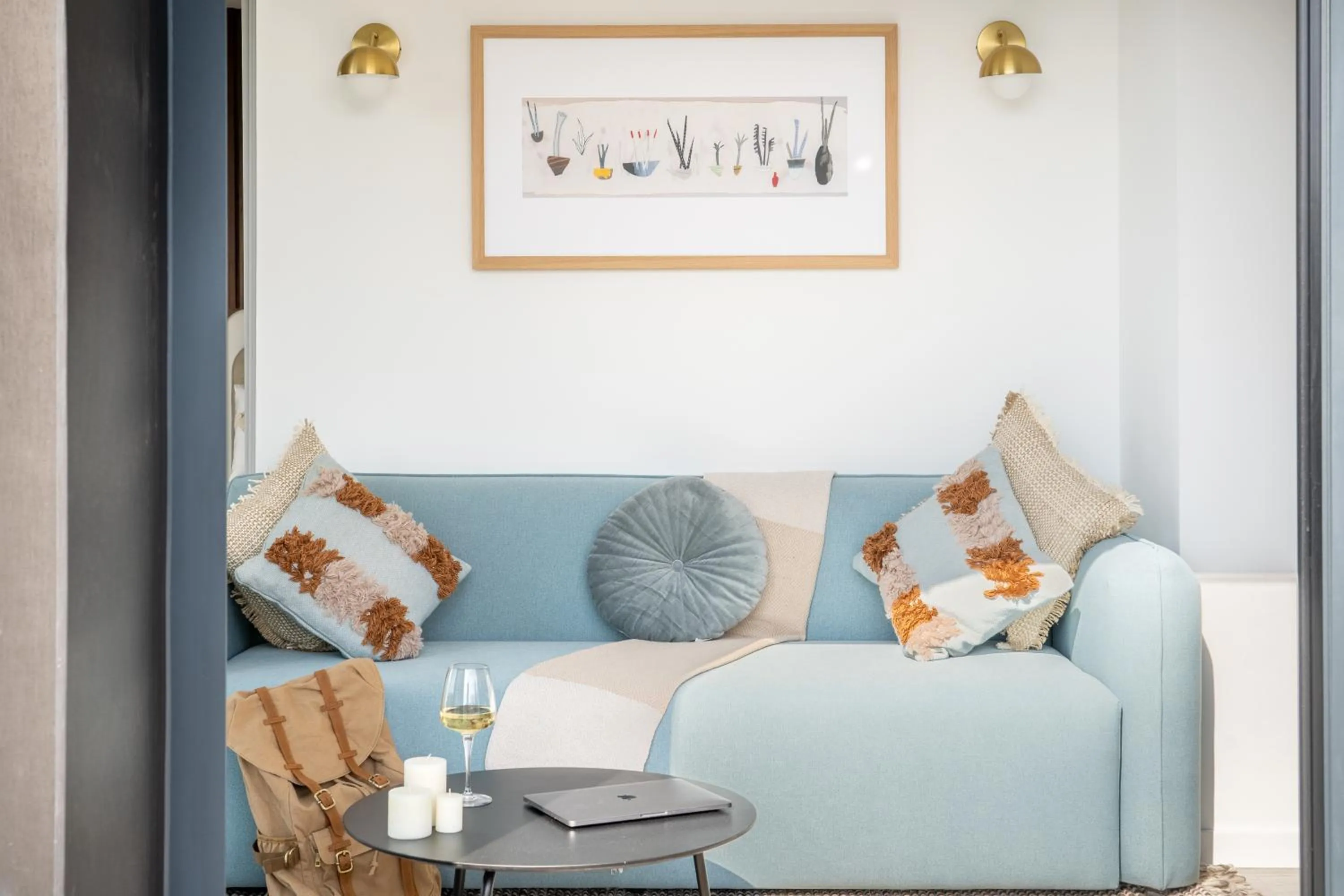 Living room in TSA La Rambla