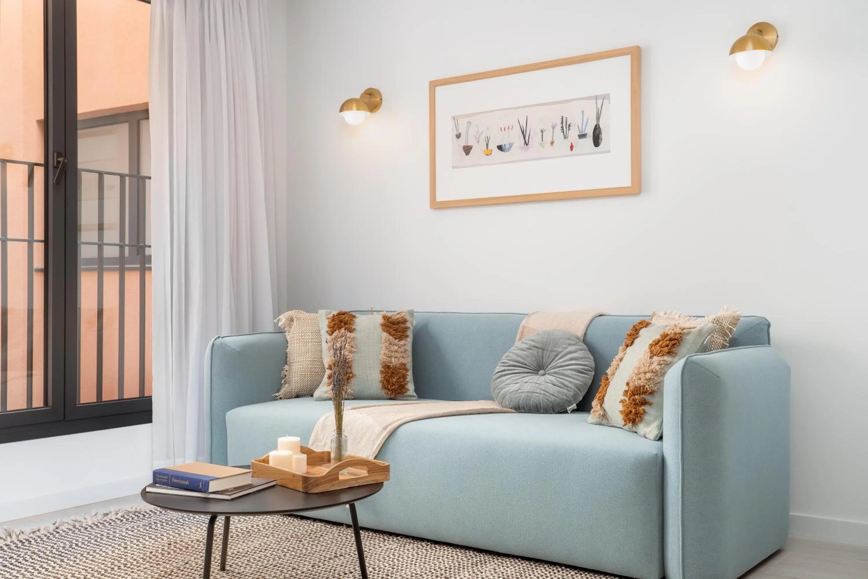 Living room in TSA La Rambla