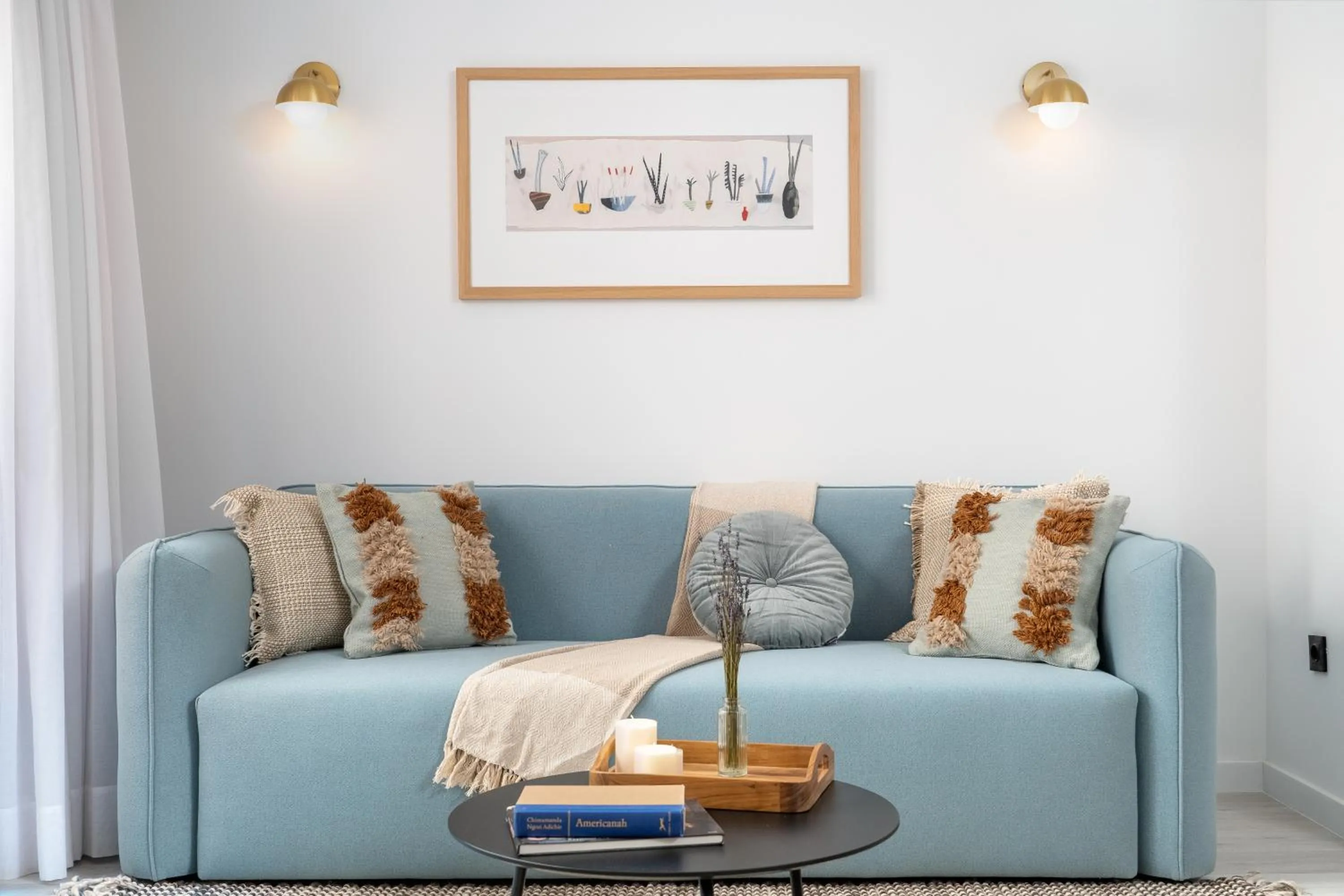 Living room in TSA La Rambla