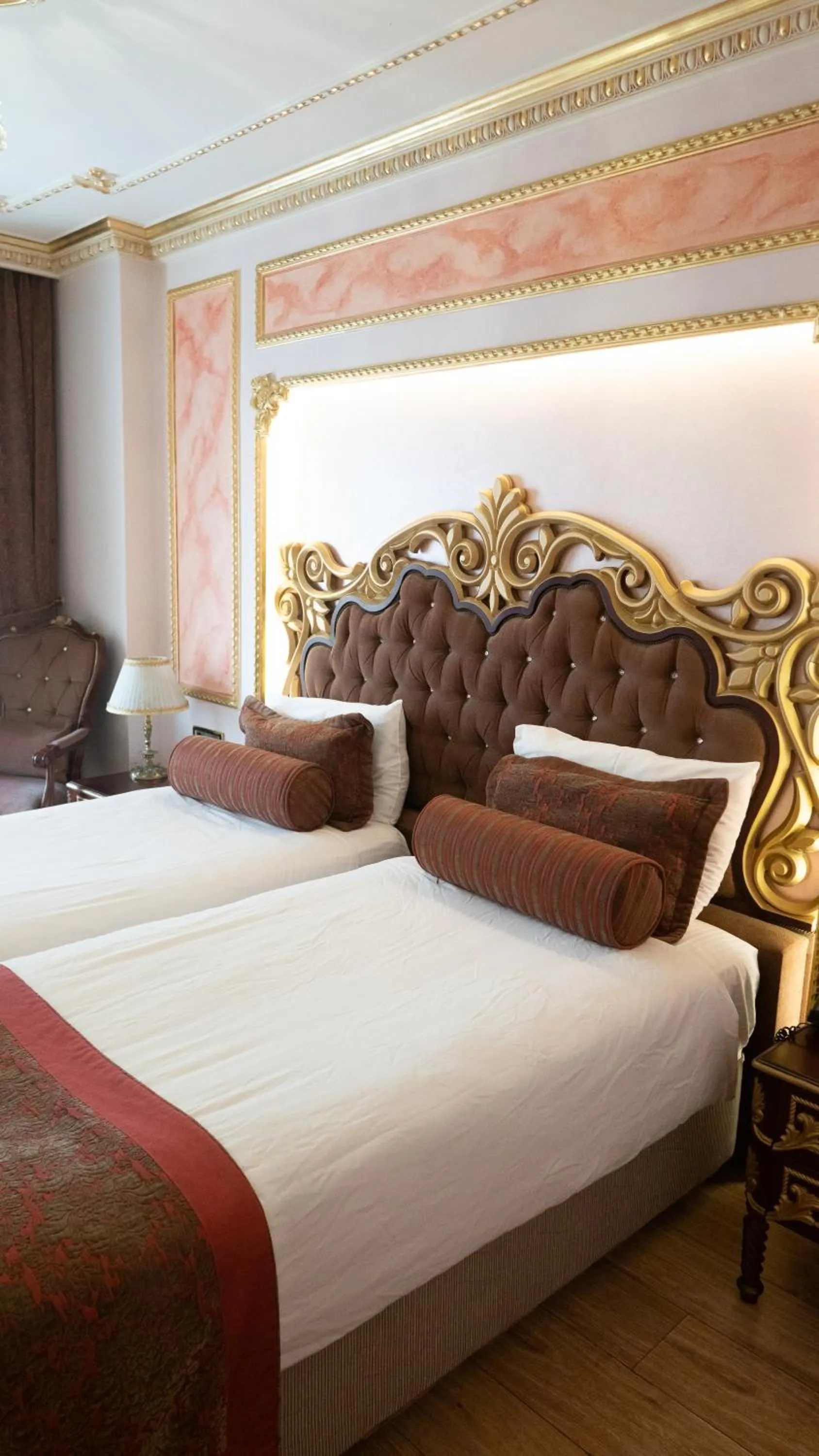 Bed in Golden Marmara Hotel