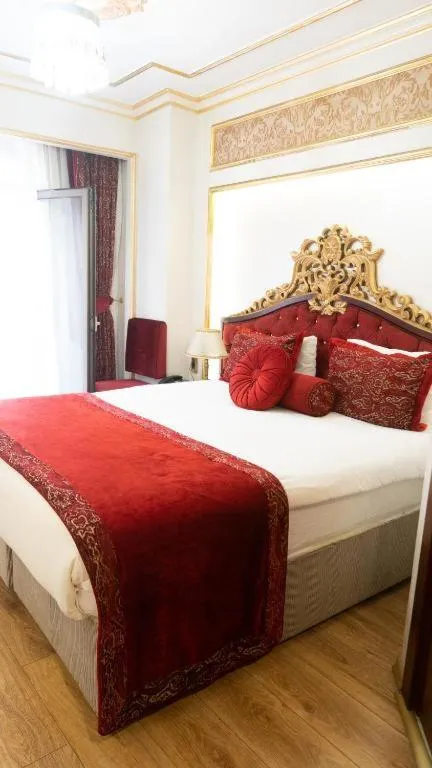 Bed in Golden Marmara Hotel