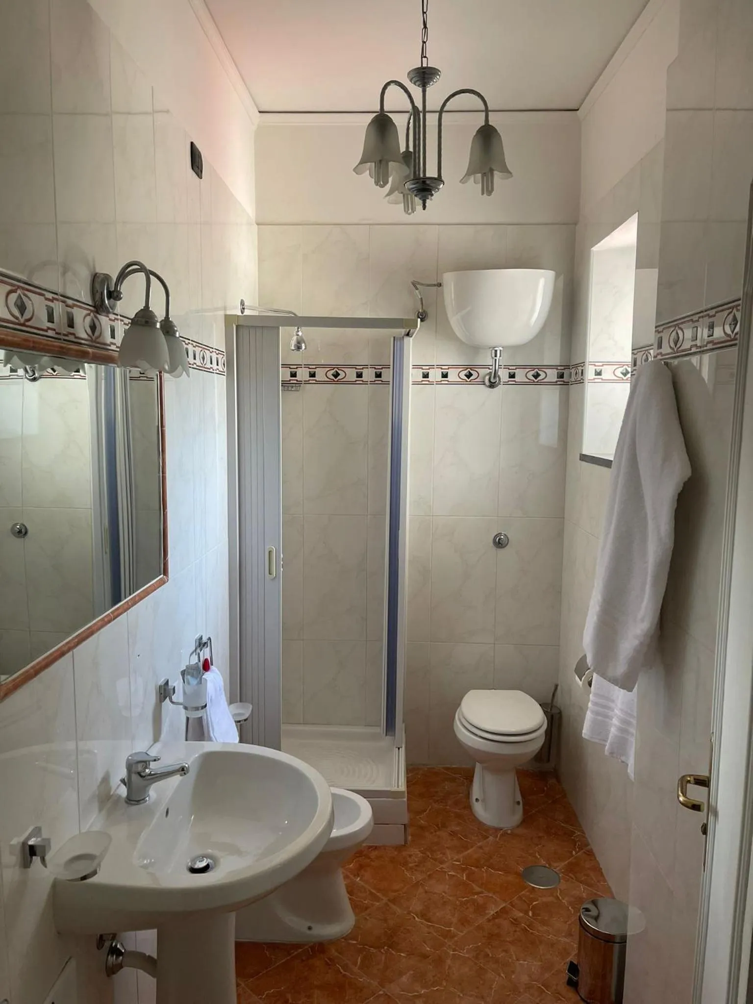 Shower in Hotel il Rosone