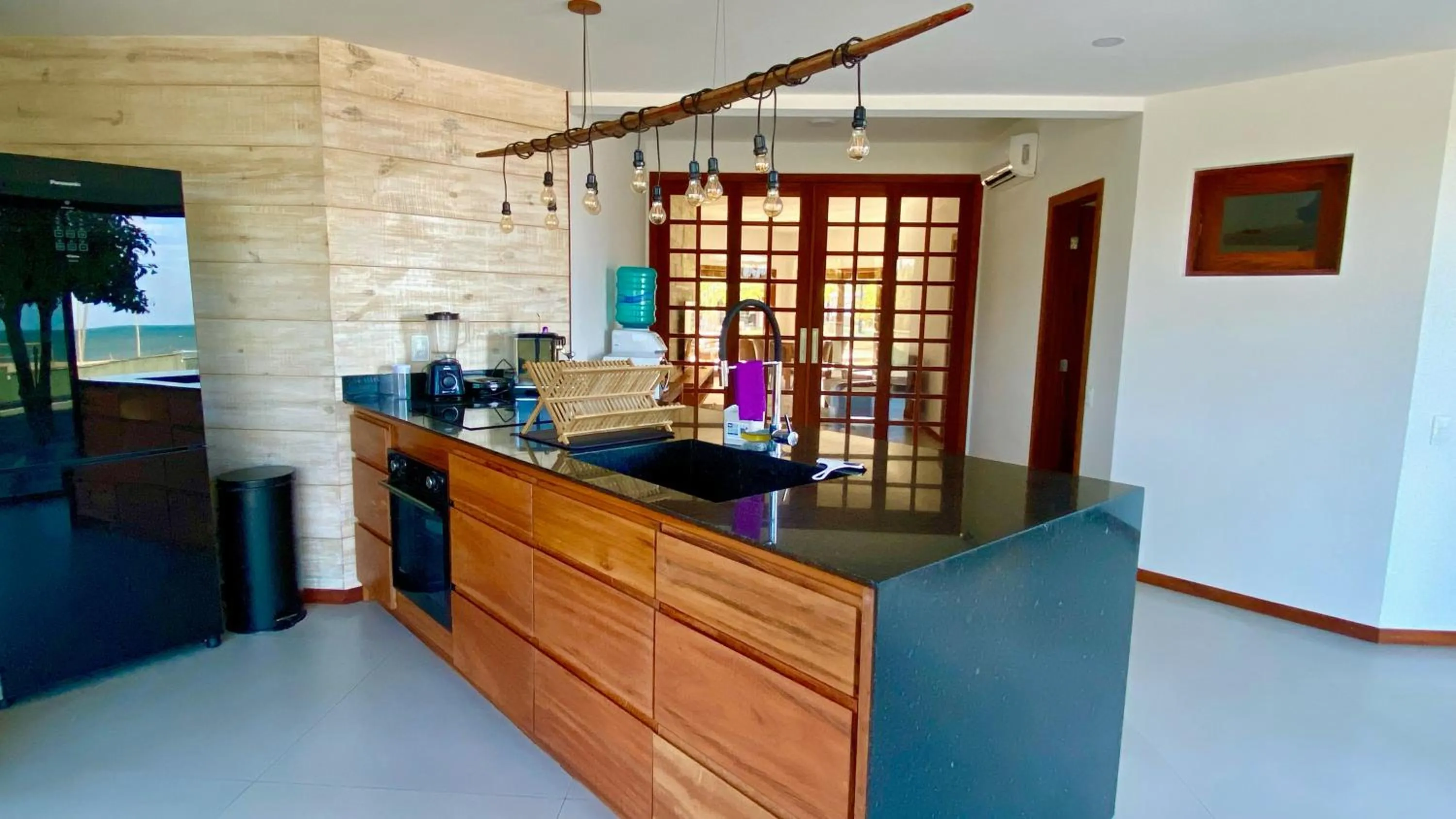 Kitchen or kitchenette in Dream Beach Cumbuco Superior Oceanfront Apartments