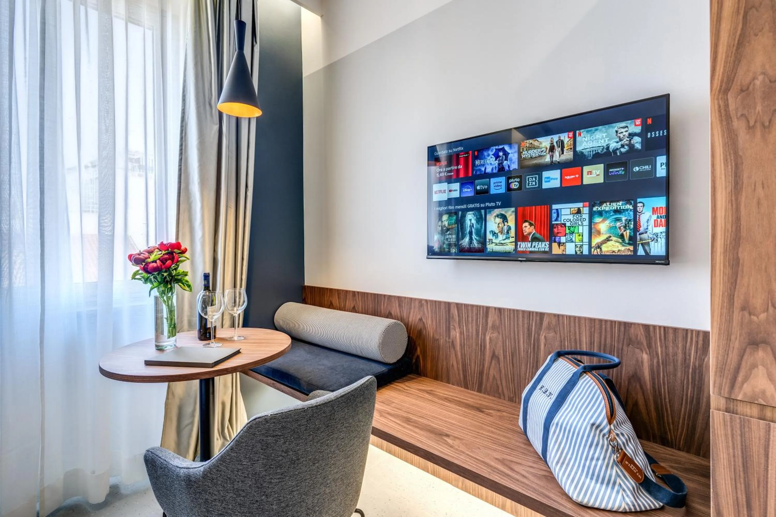 Living room in Sospeso Boutique Hotel