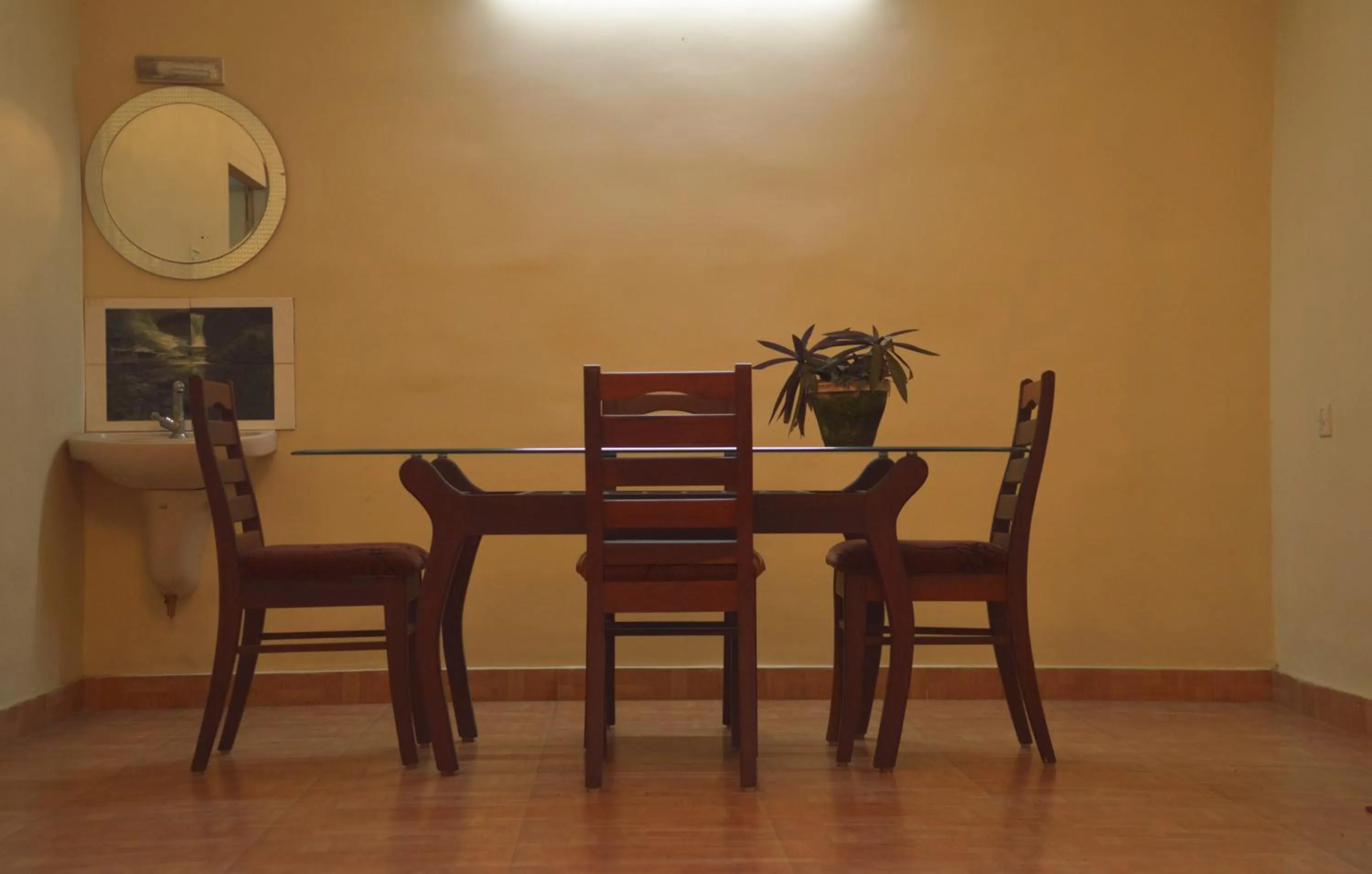 Dining area in Santa Maria Hostel, Fort Kochi