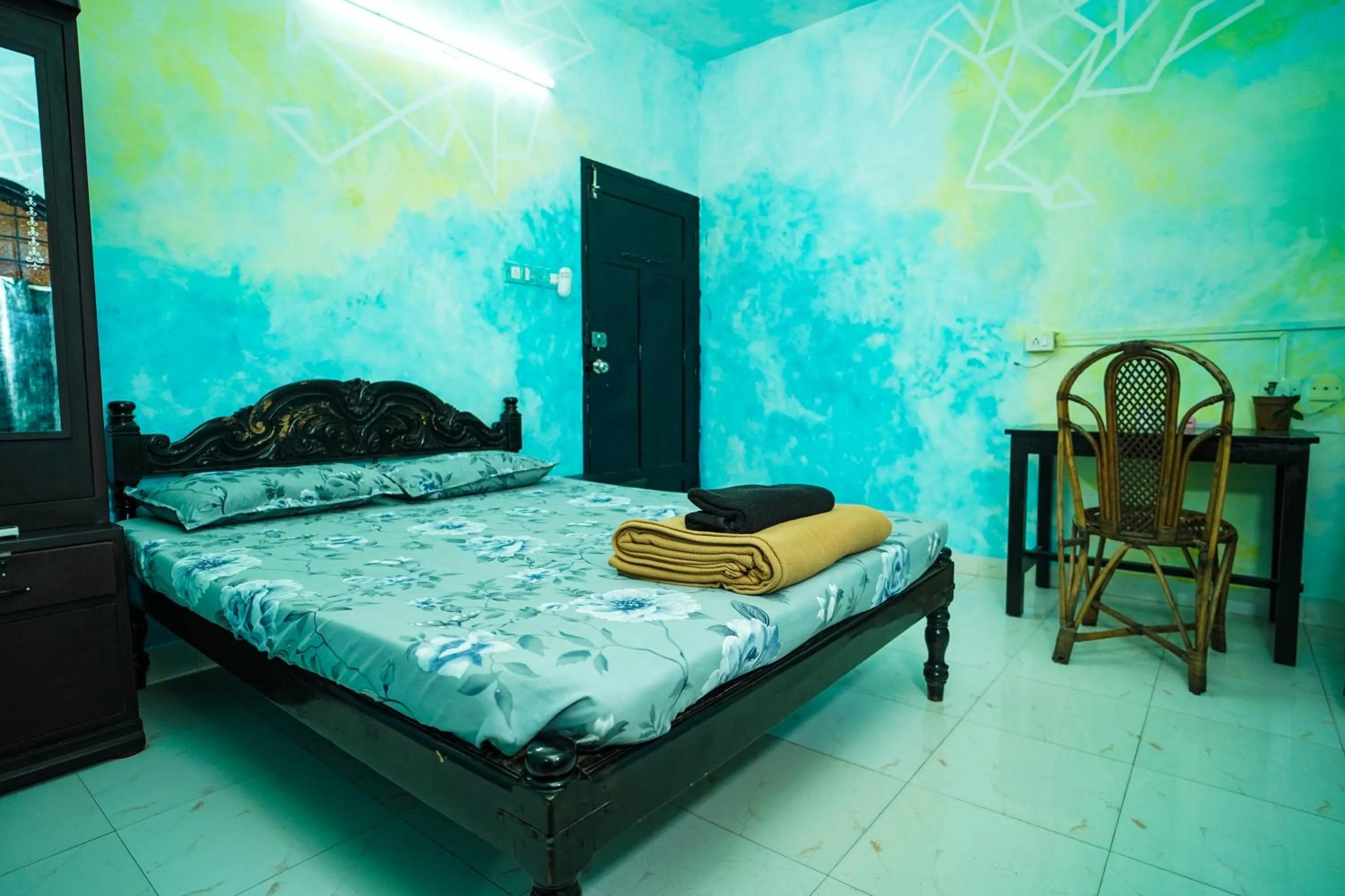 Bed in Santa Maria Hostel, Fort Kochi