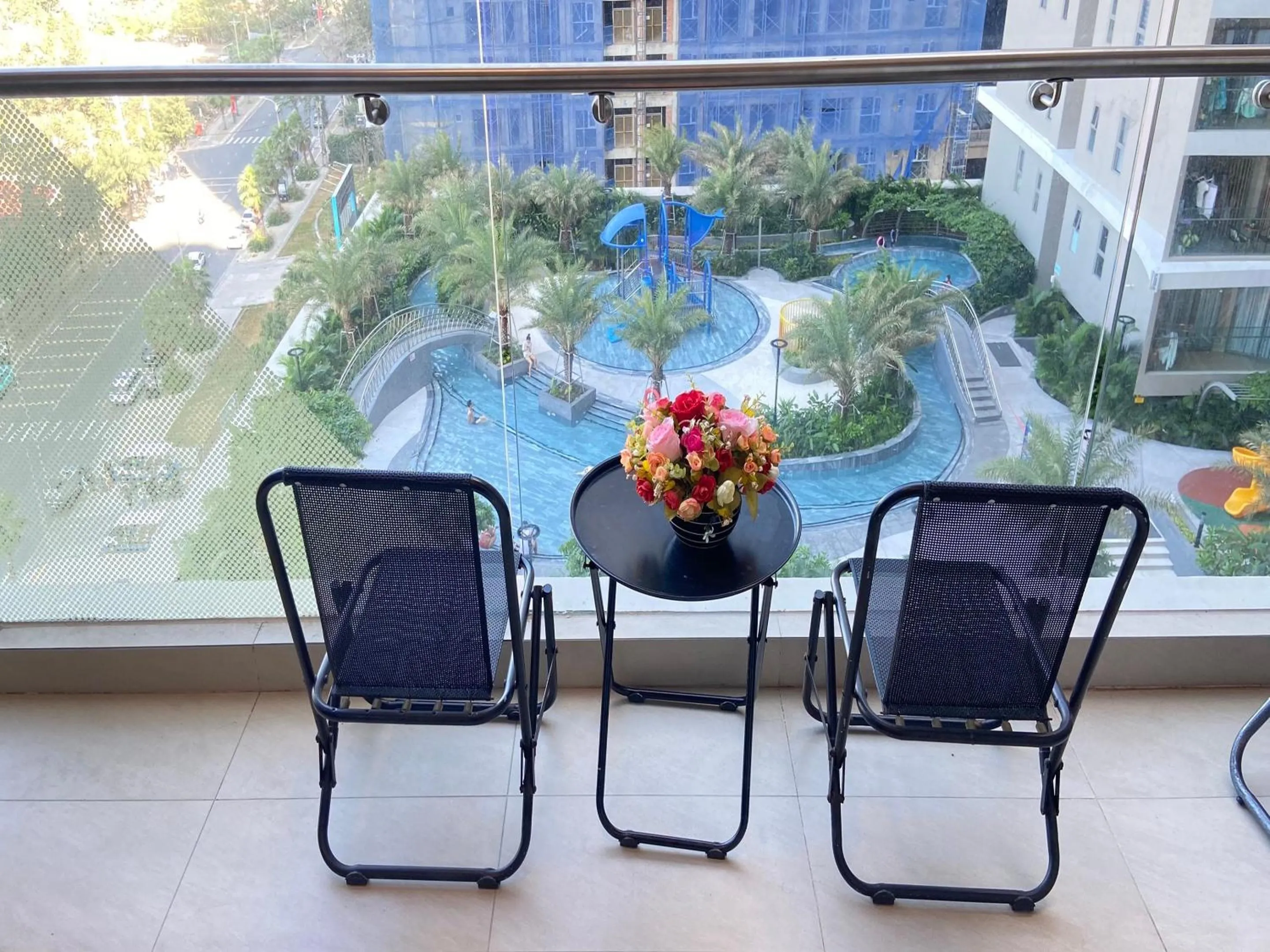 View (from property/room), Pool View in The Song Balcony Apartment Vung Tau