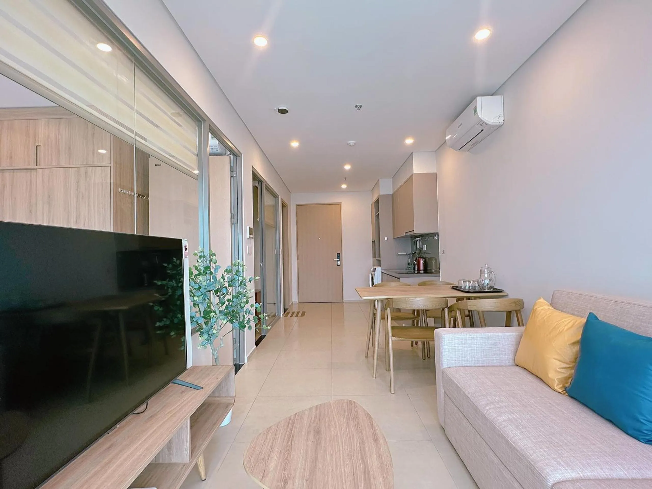 Living room, Seating Area in The Song Balcony Apartment Vung Tau