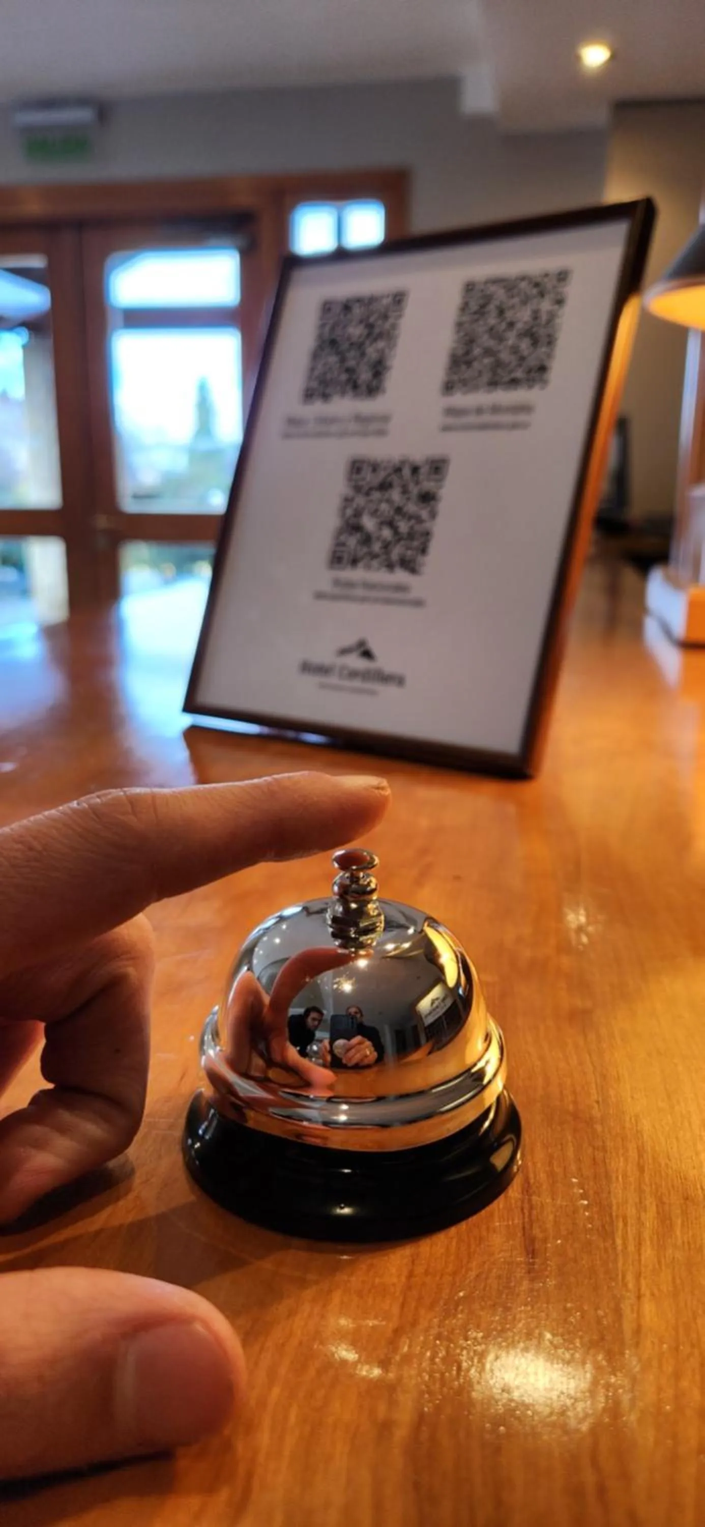 Lobby or reception in Hotel Cordillera