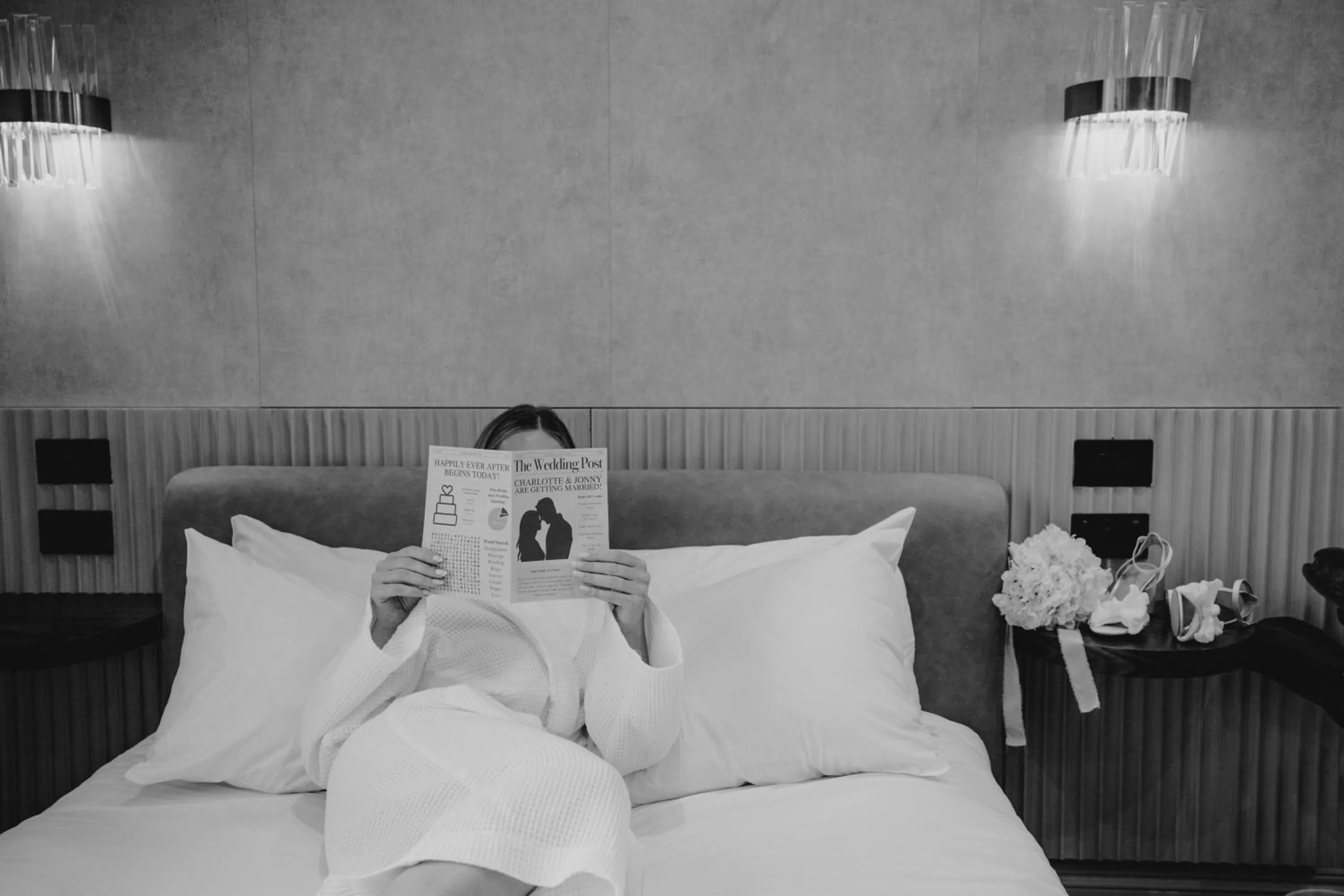 Bed in The Parr’s Bank Hotel