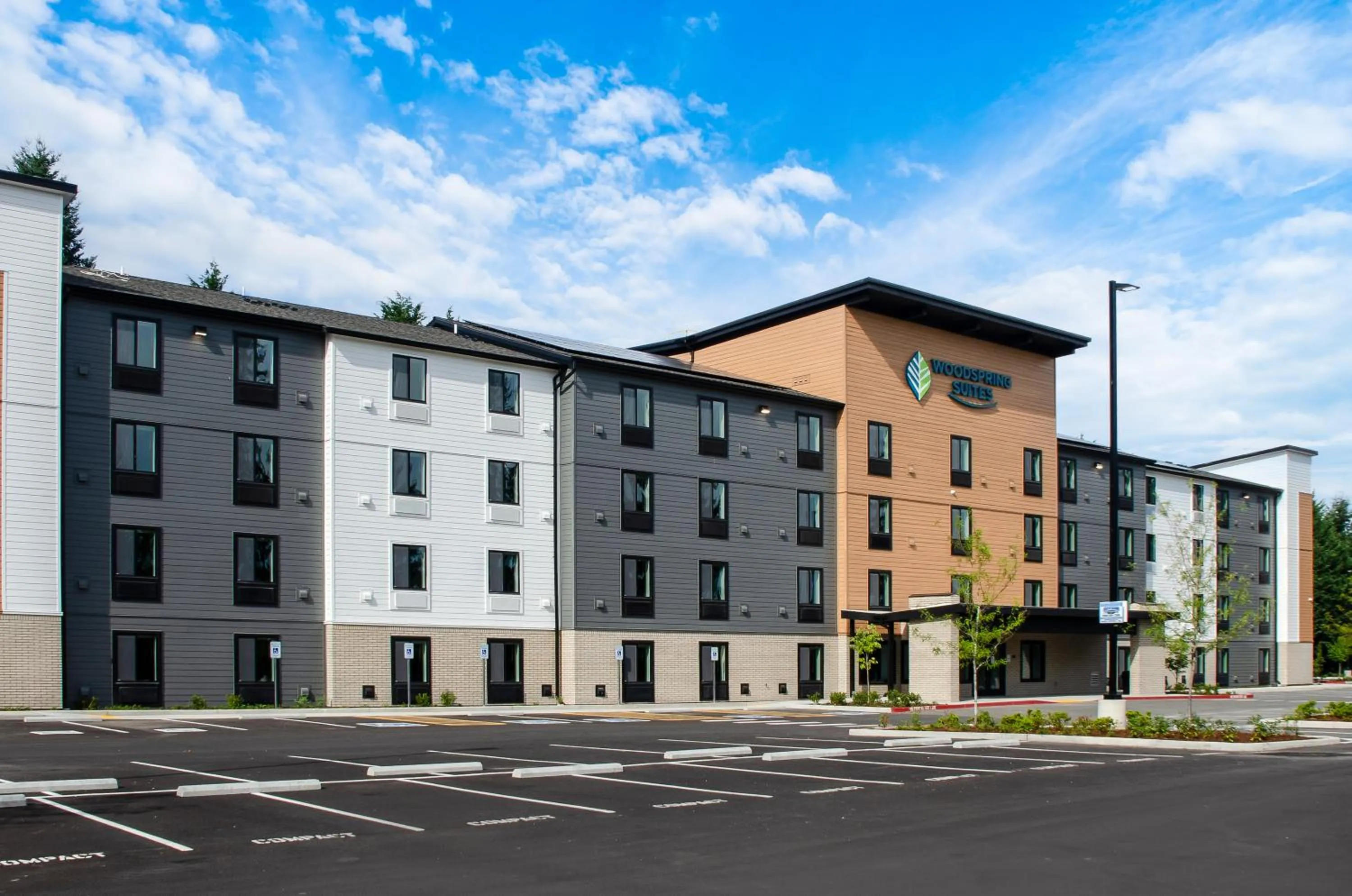 Property building in WoodSpring Suites Olympia - Lacey