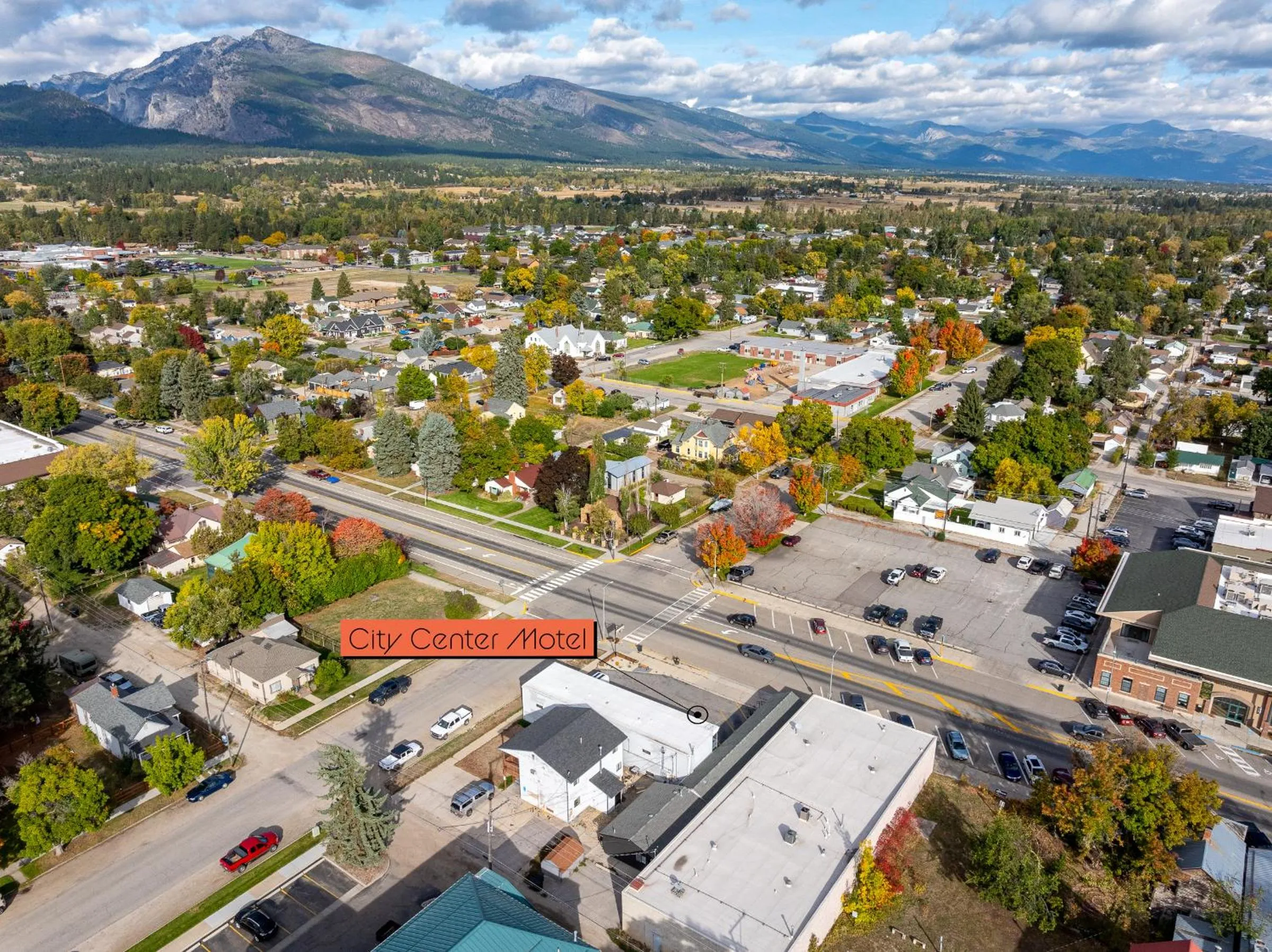 Bird's eye view in City Center Motel
