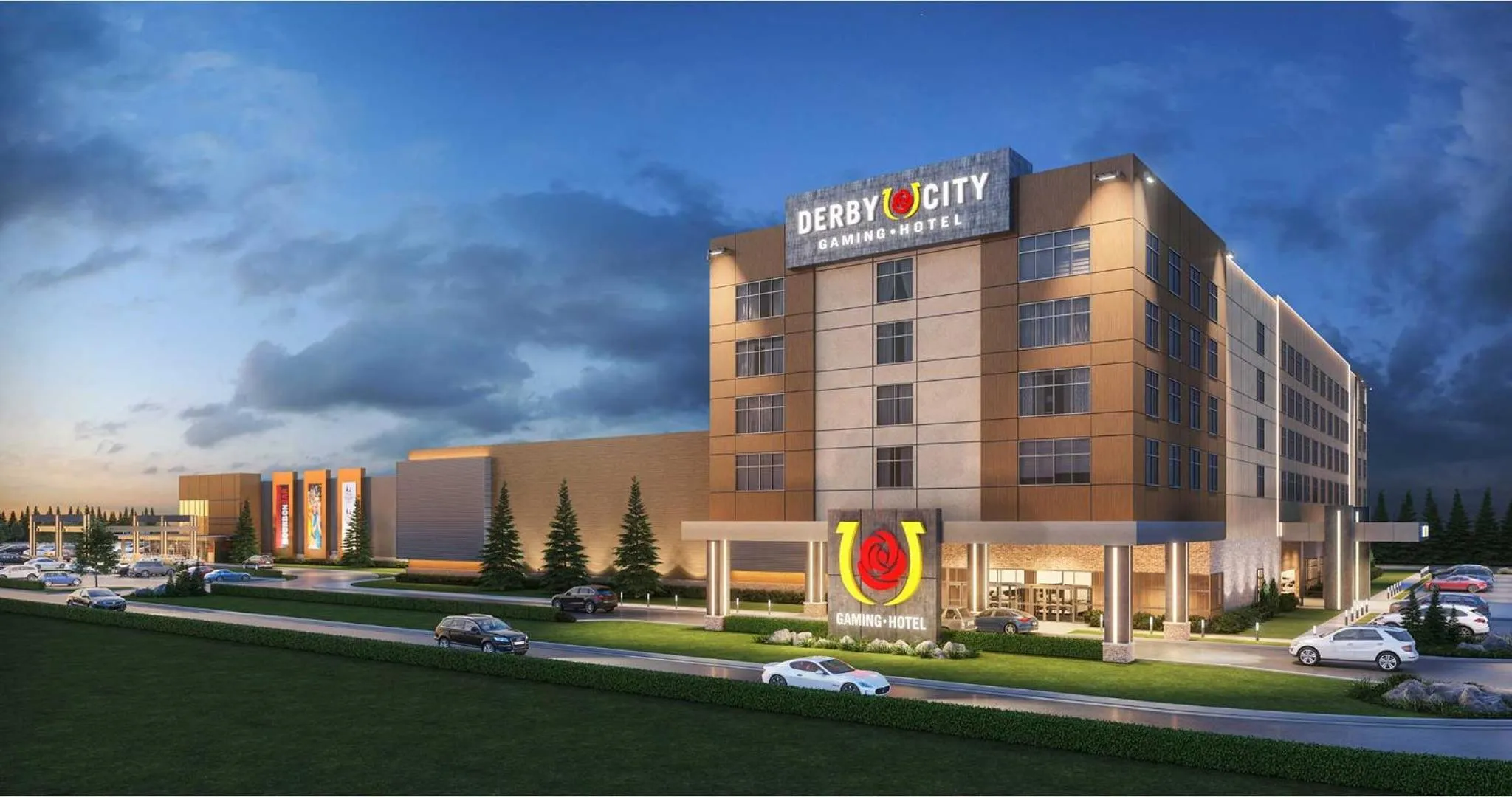 Property building in Derby City Gaming & Hotel - A Churchill Downs Property