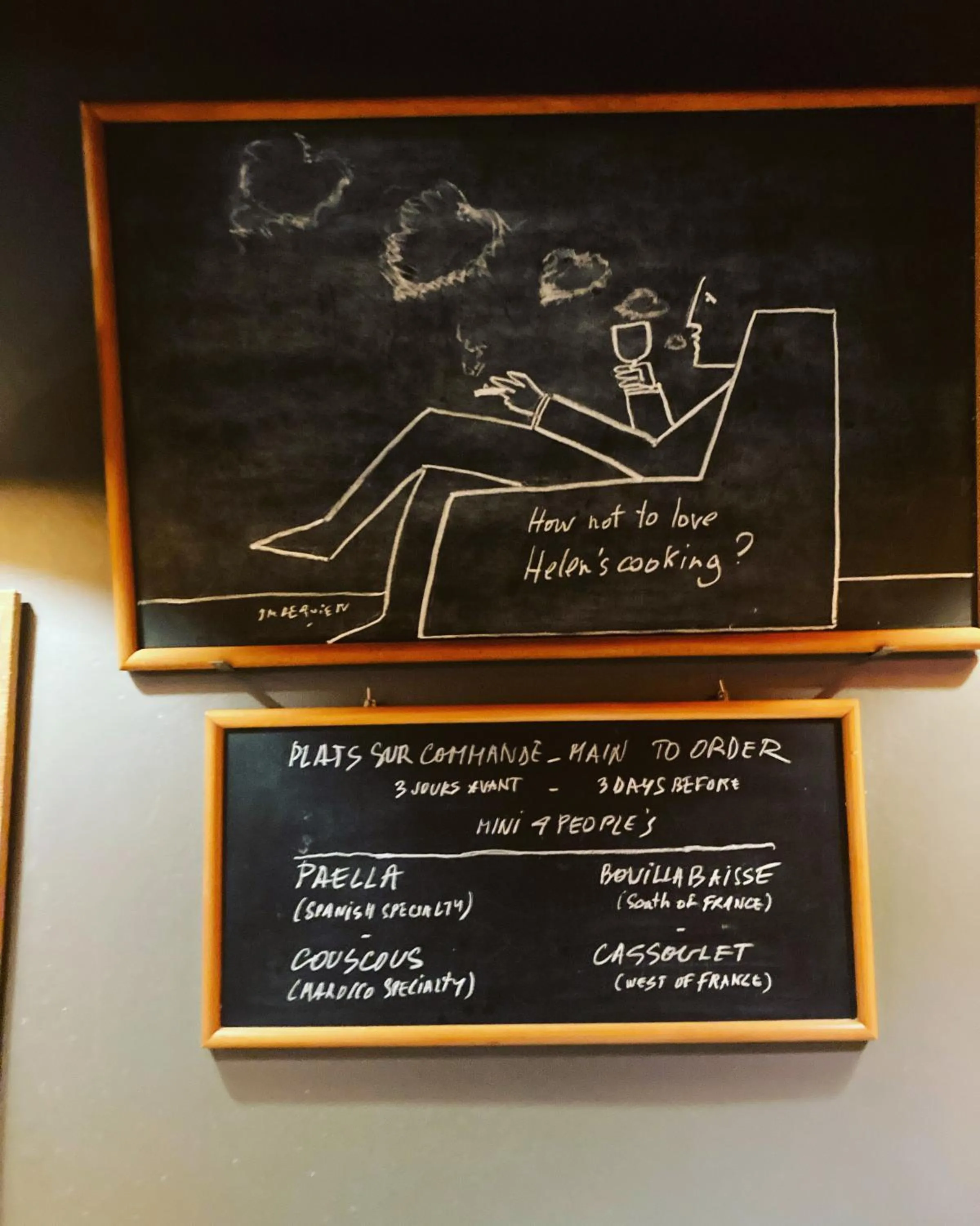 Restaurant/places to eat in Guest house Helene