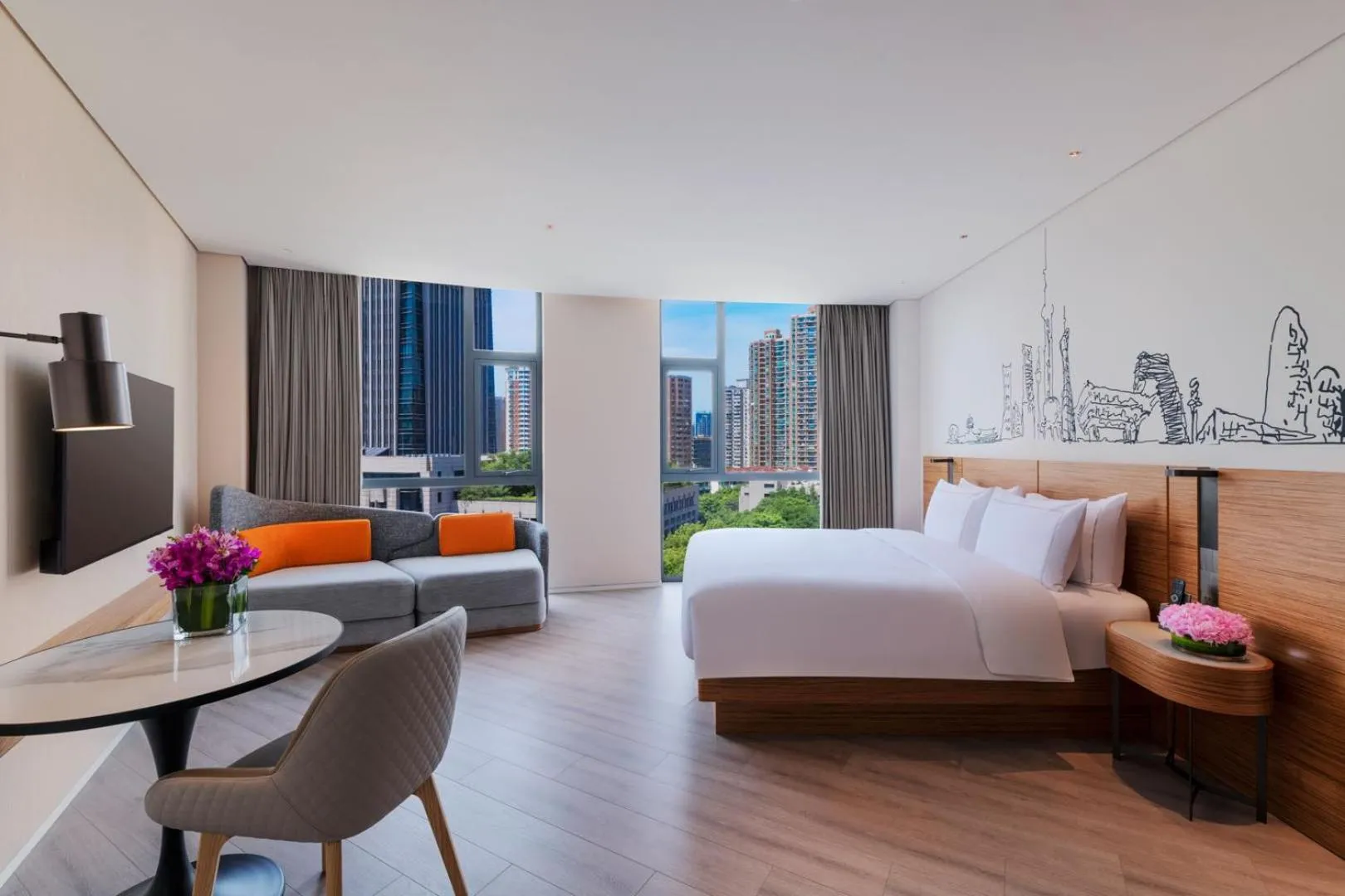 Photo of the whole room, Bed in UrCove by HYATT Shanghai Jing'An