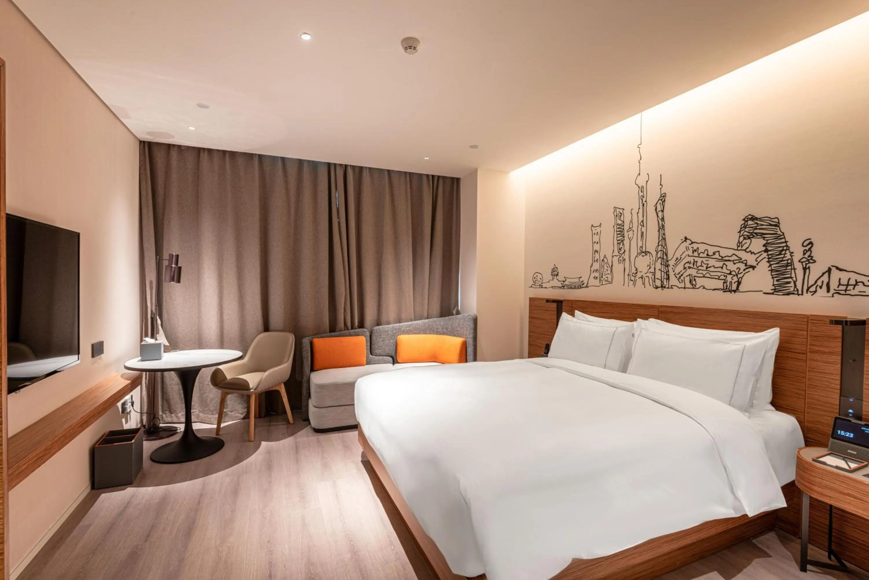 Photo of the whole room, Bed in UrCove by HYATT Shanghai Jing'An