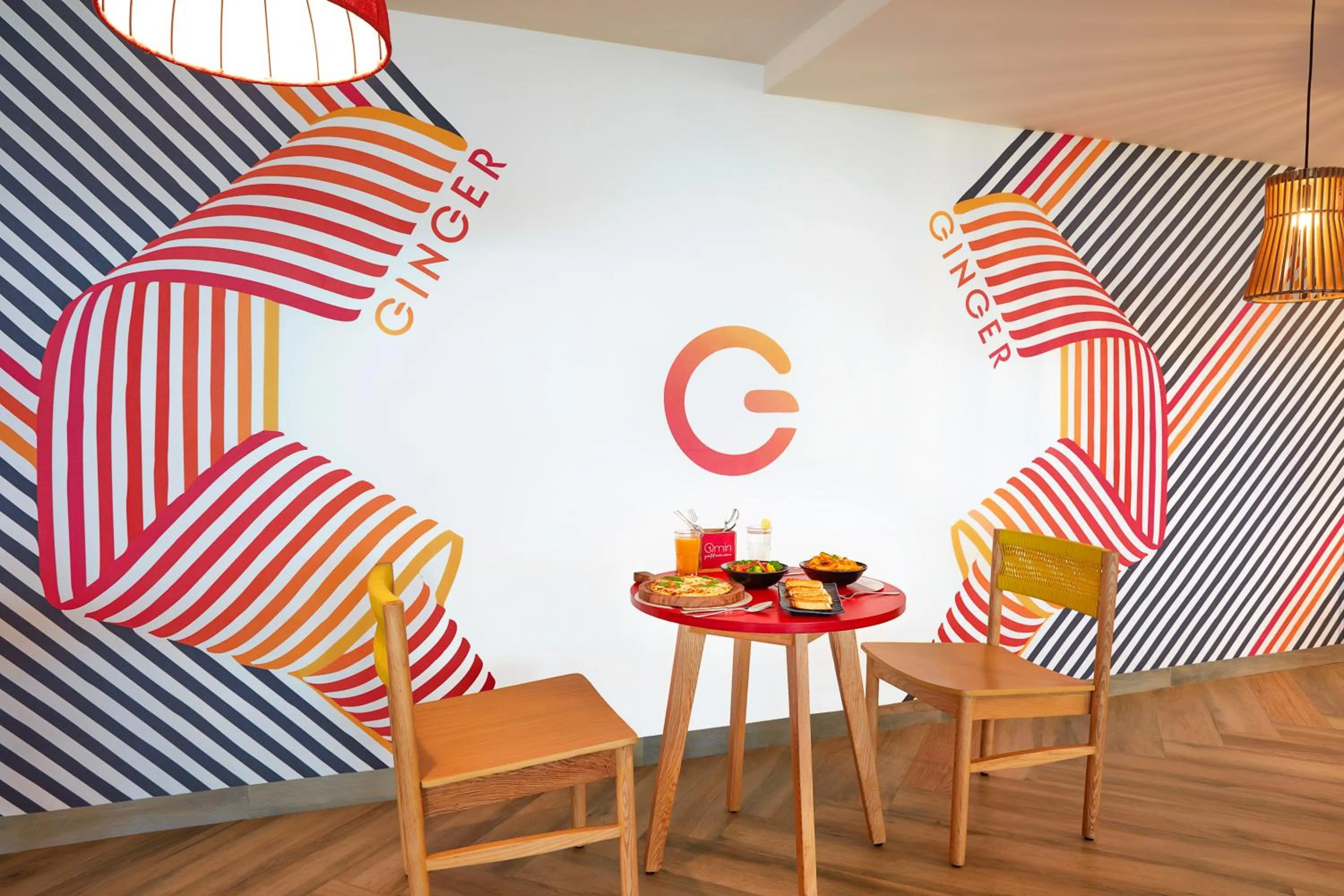 Dining area in Ginger Noida Sector 133