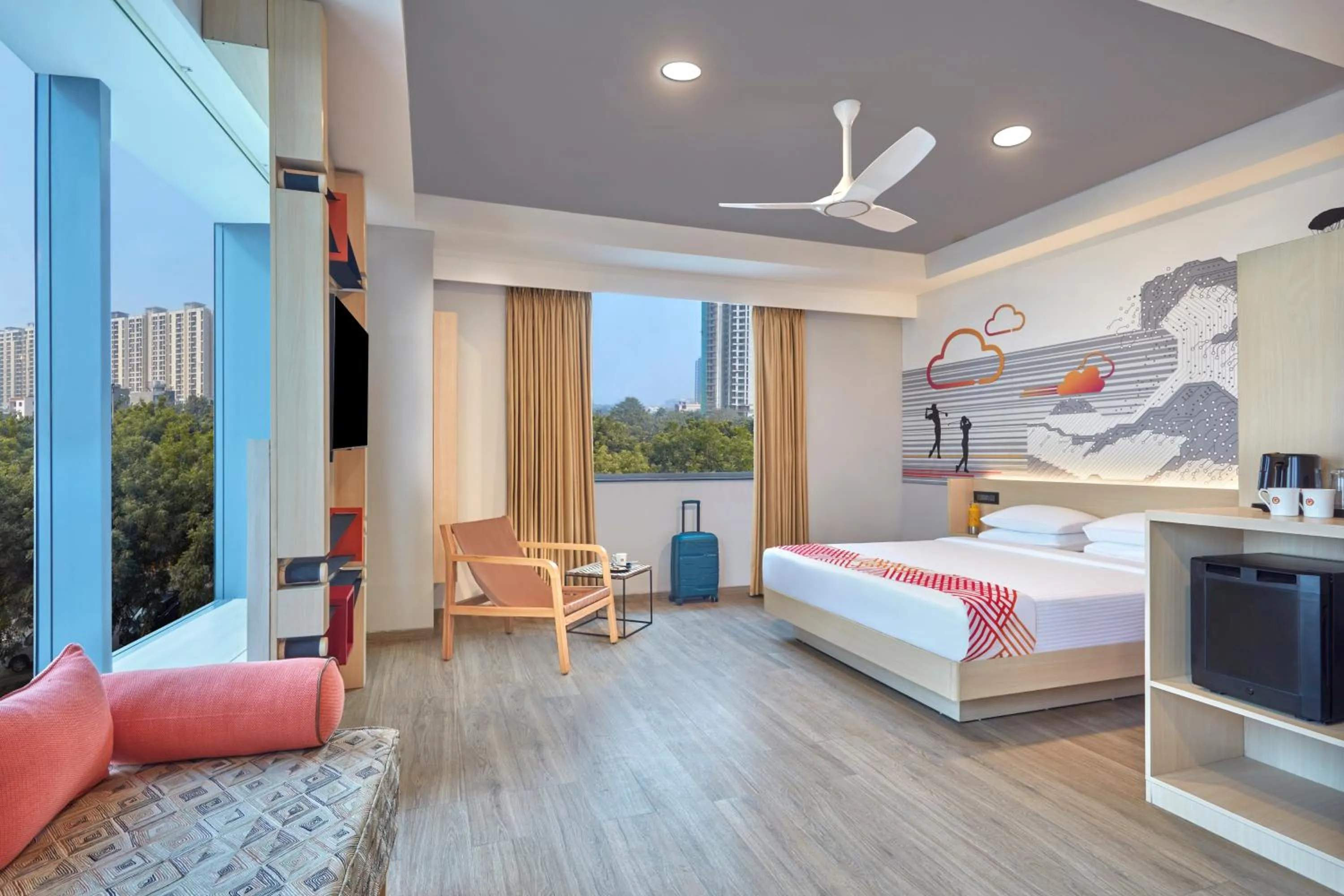 Bed in Ginger Noida Sector 133