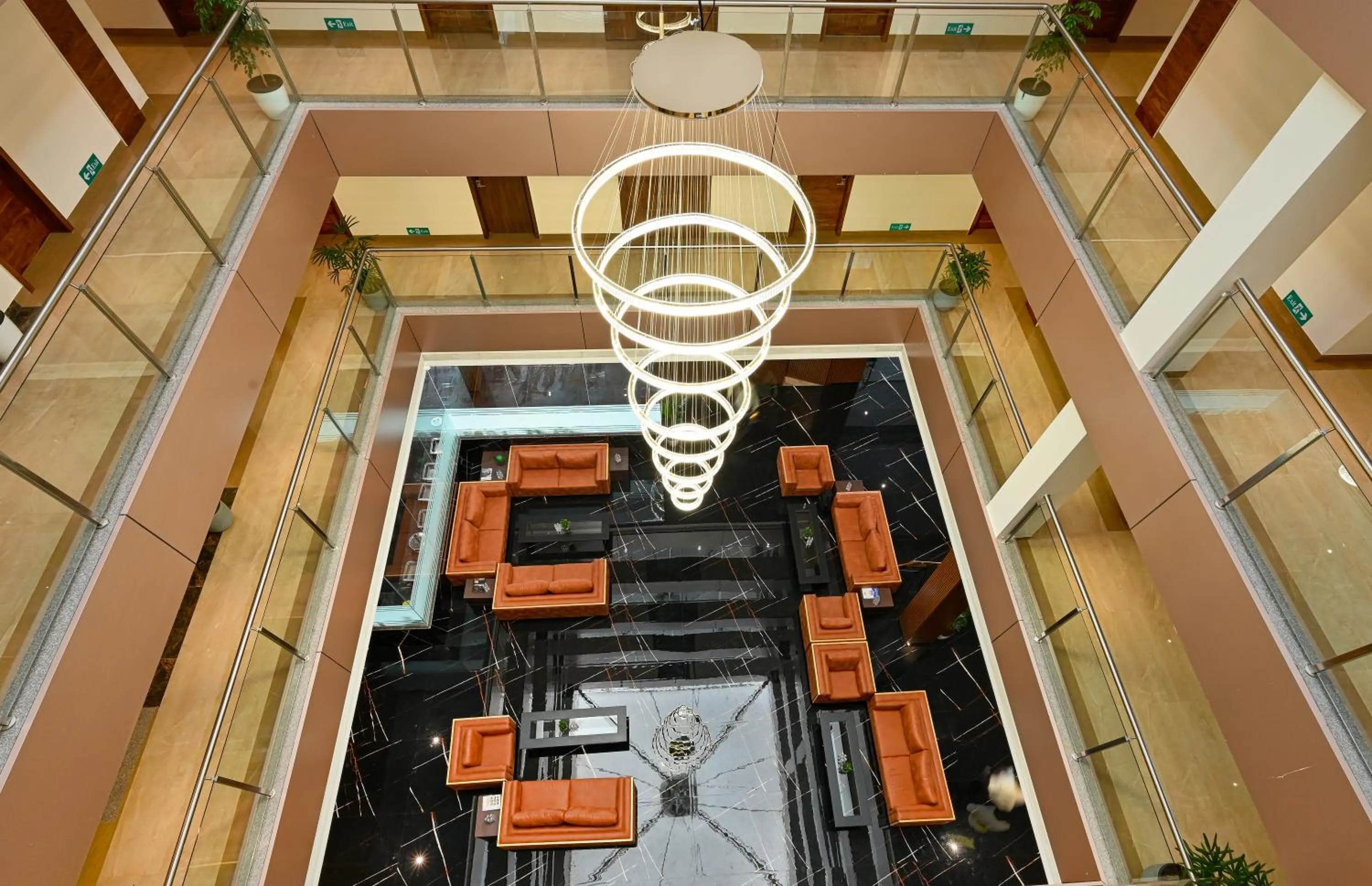 Inner courtyard view in Effotel by Sayaji Sarola