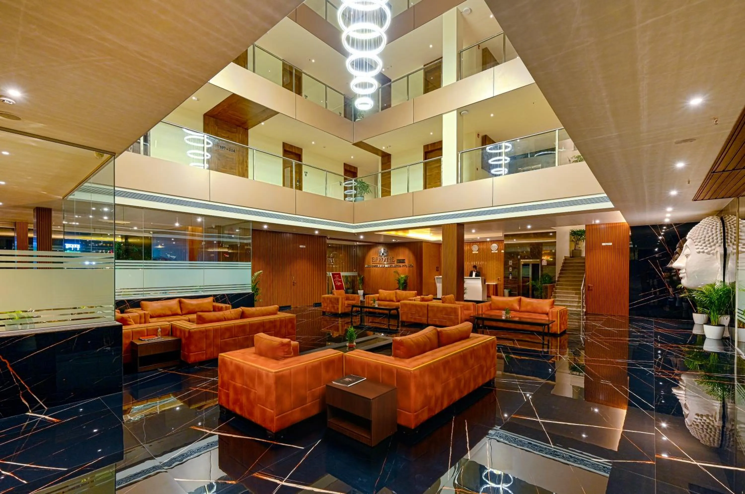 Lobby or reception in Effotel by Sayaji Sarola