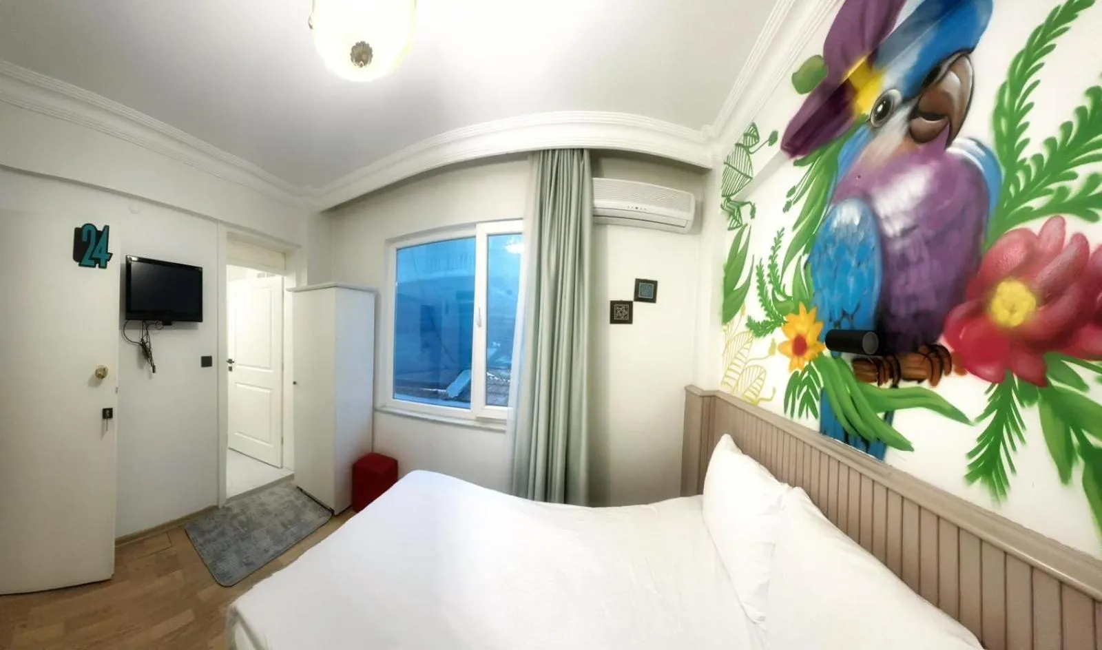 Photo of the whole room, Bed in Sufi Homes