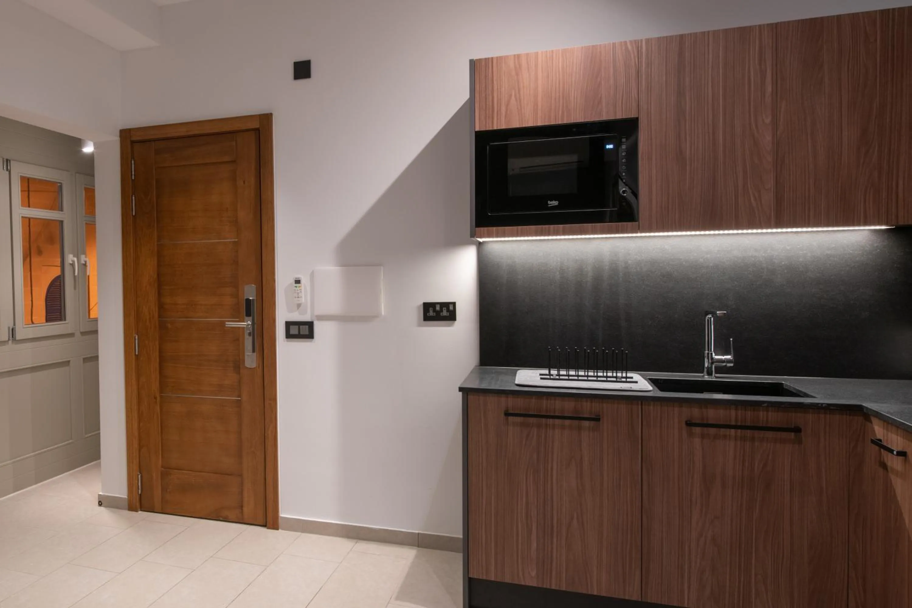 Kitchen or kitchenette in Marea Central Apartments