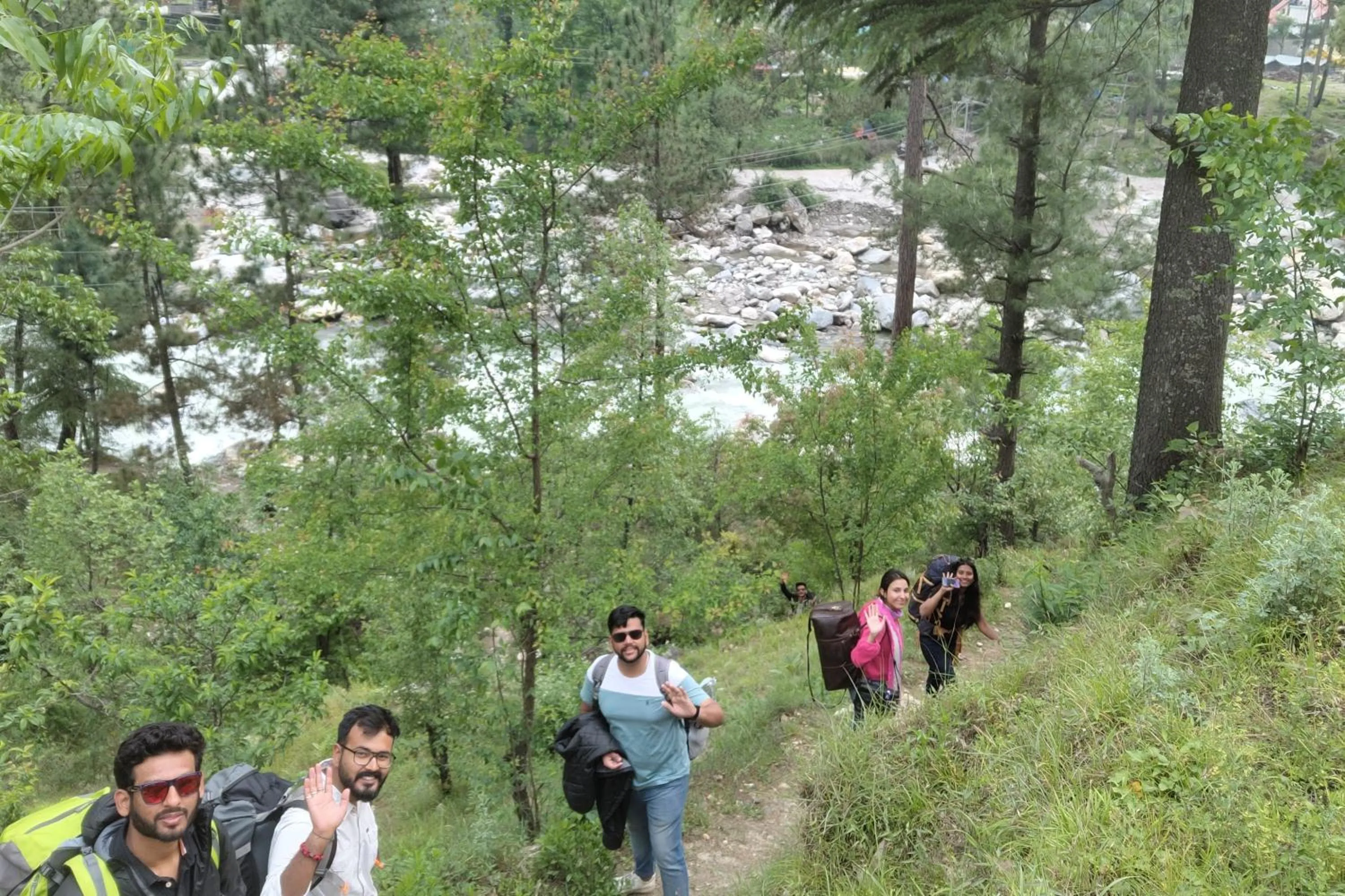 Natural landscape in The Stream Kasol