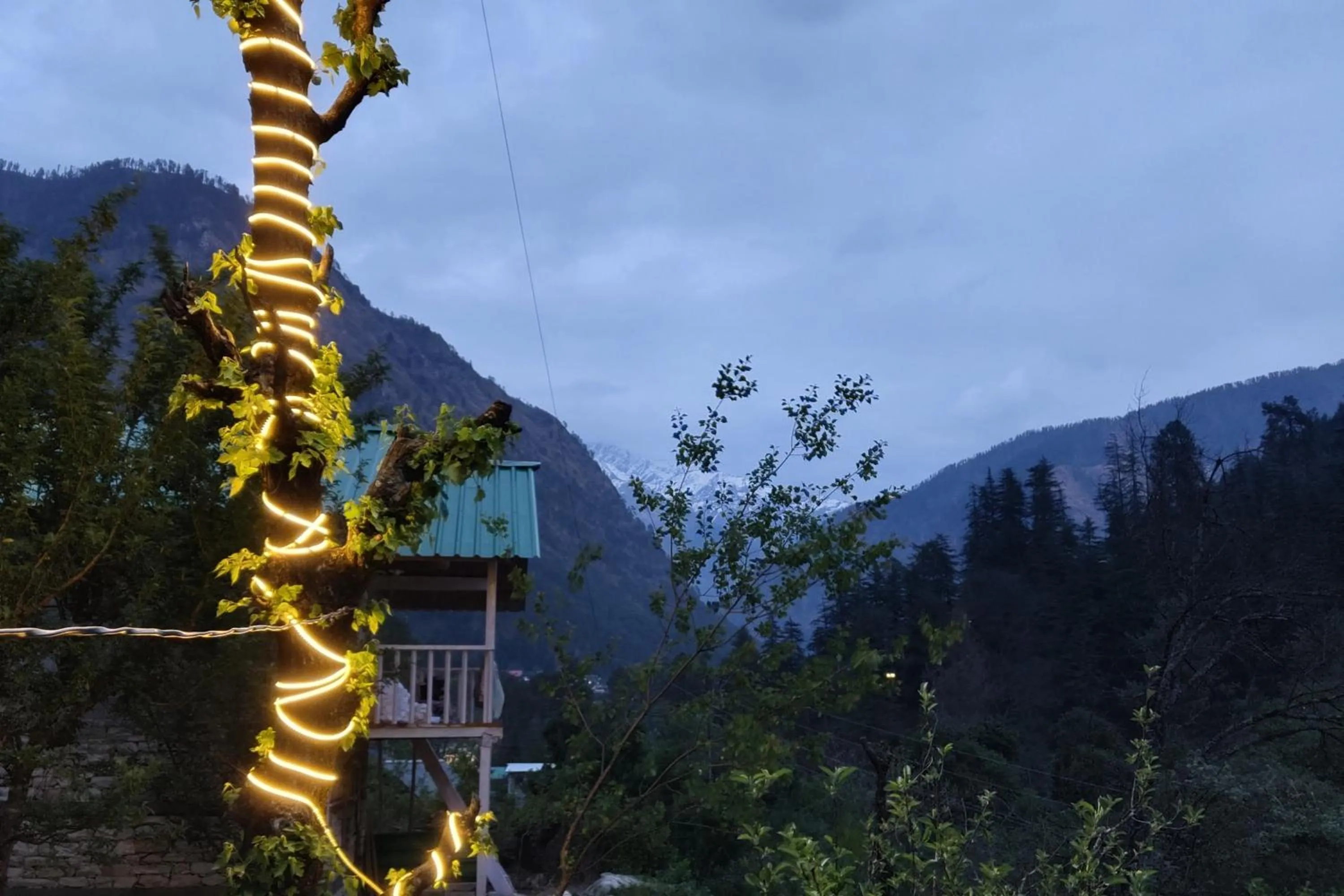 Natural landscape in The Stream Kasol