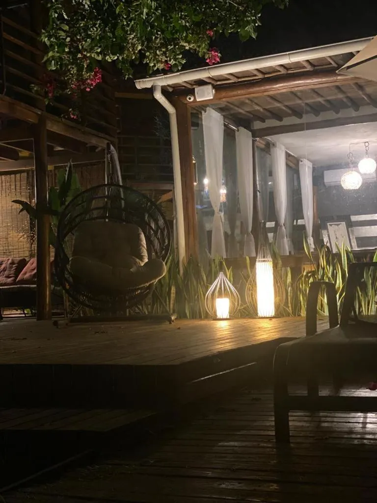 Garden view in Pousada Bambu Dourado