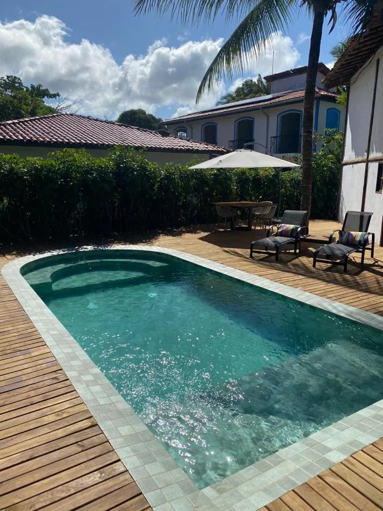 Swimming pool in Pousada Bambu Dourado
