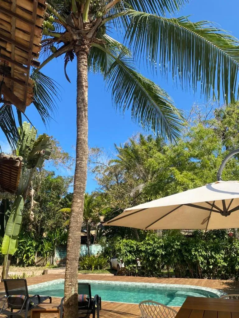 Swimming pool in Pousada Bambu Dourado
