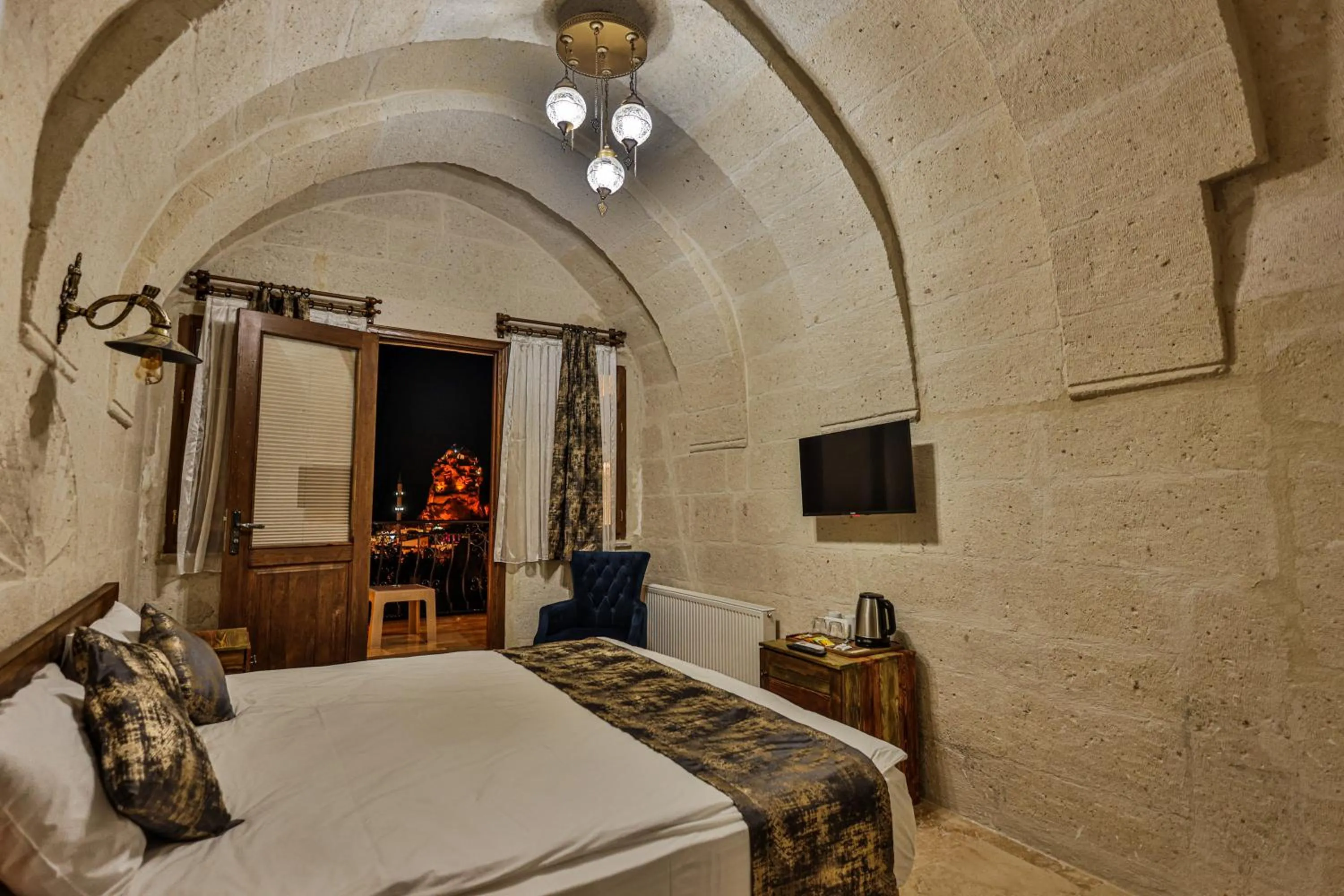 View (from property/room), Bed in CaveAdocia Stone&Cave Hotel