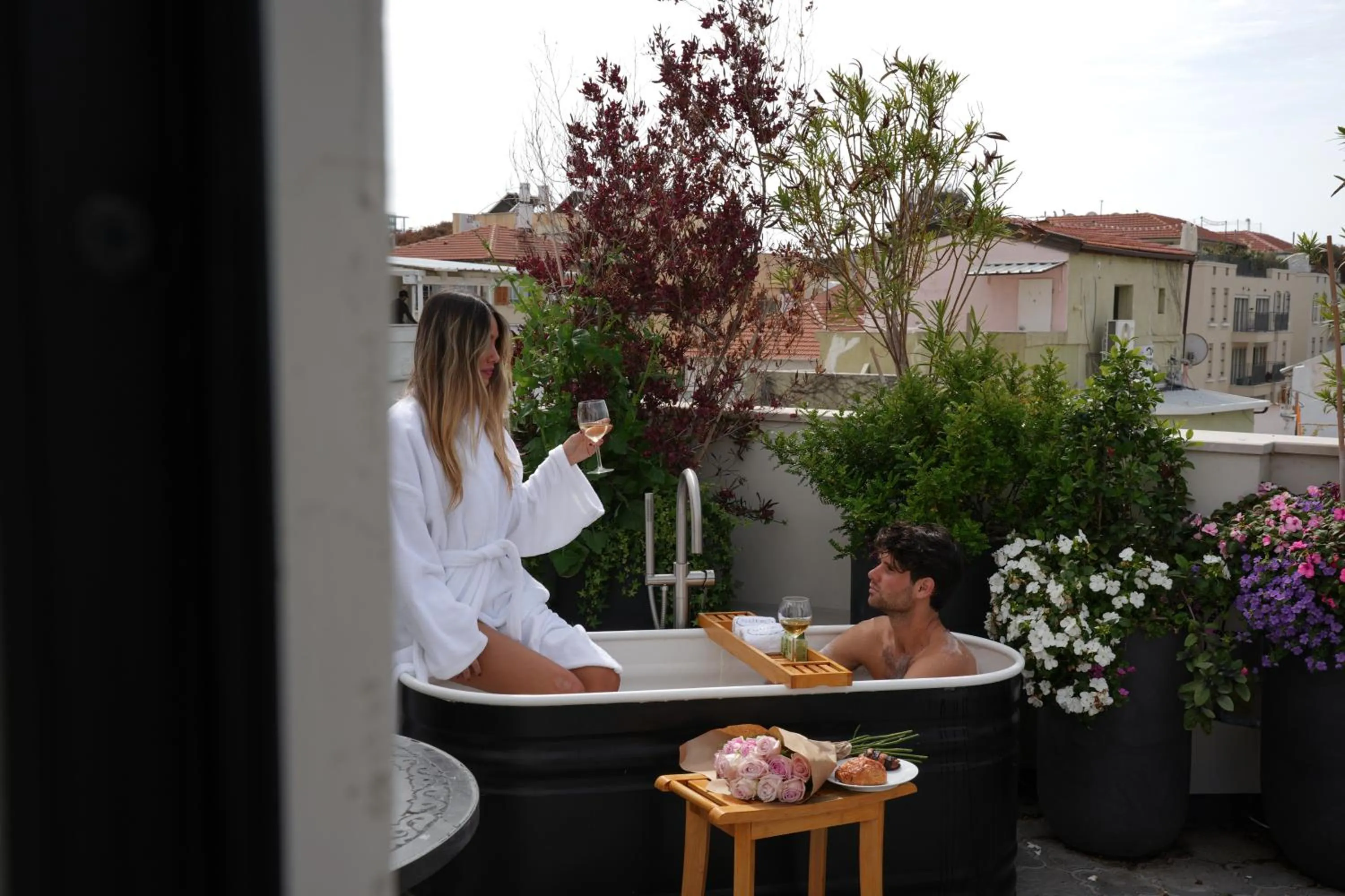 Balcony/Terrace in Allegro Neve Tzedek Boutique Suites - By HOMY